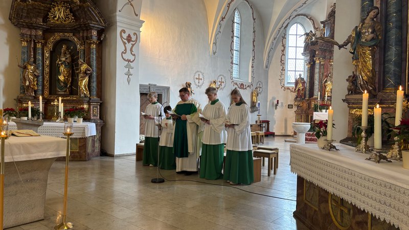 Gottesdienst in der St. Leonhard Kirche Breitengüßbach | Bild: BR/Claudia Grimmer Gottesdienst in der St. Leonhard Kirche Breitengüßbach