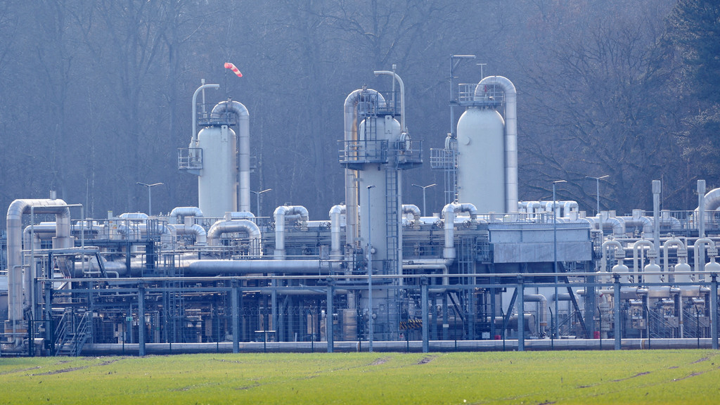 Deutschlands größter Gasspeicher im niedersächsischen Rehden
