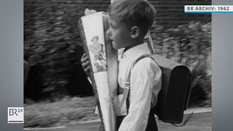 #BR24Zeitreise: Schulanfang 1962 | Bild: Bildrechte: BR Archiv #BR24Zeitreise: Schulanfang 1962