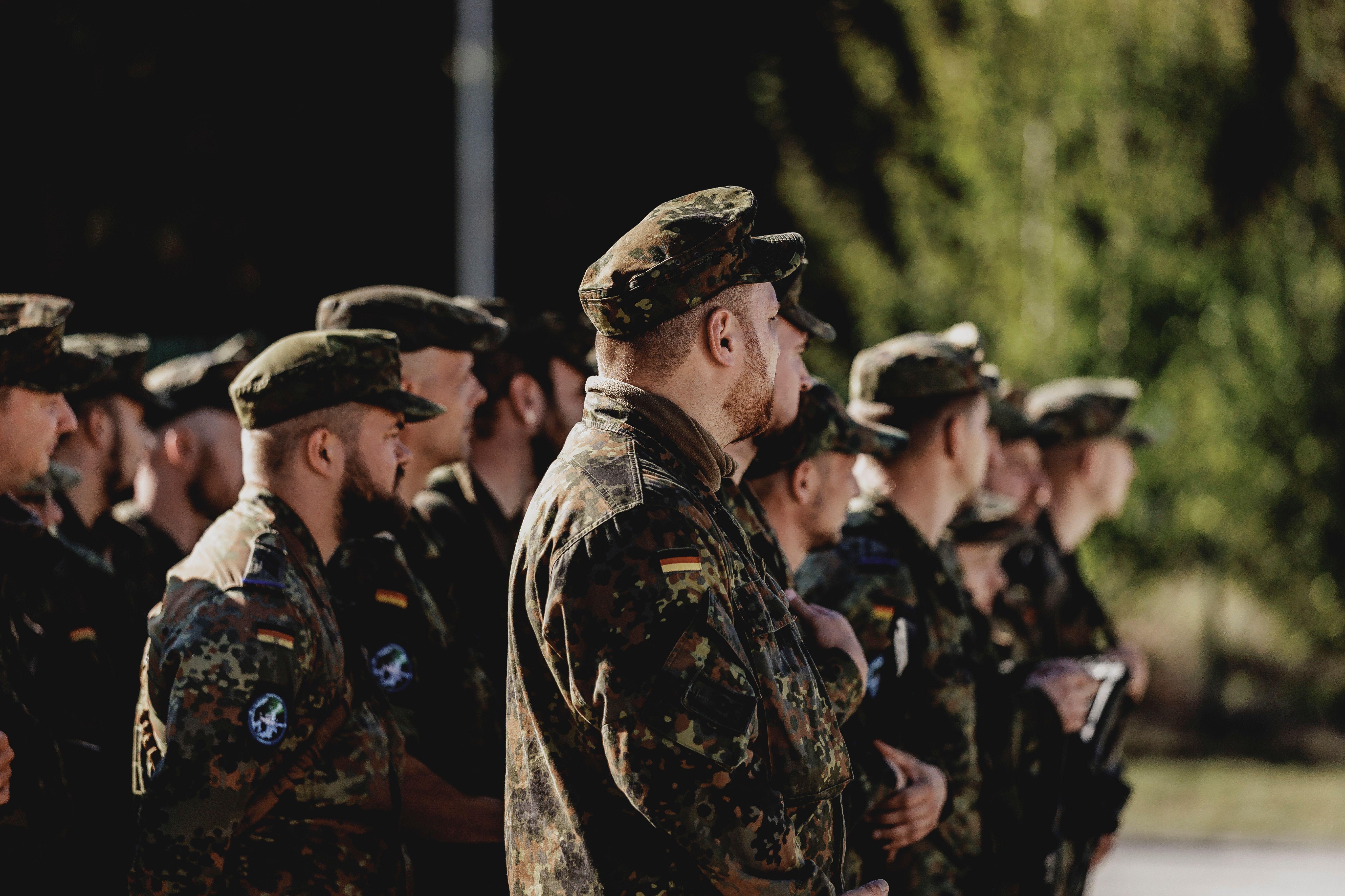 Bundeswehrsoldaten in der Oberlausitz