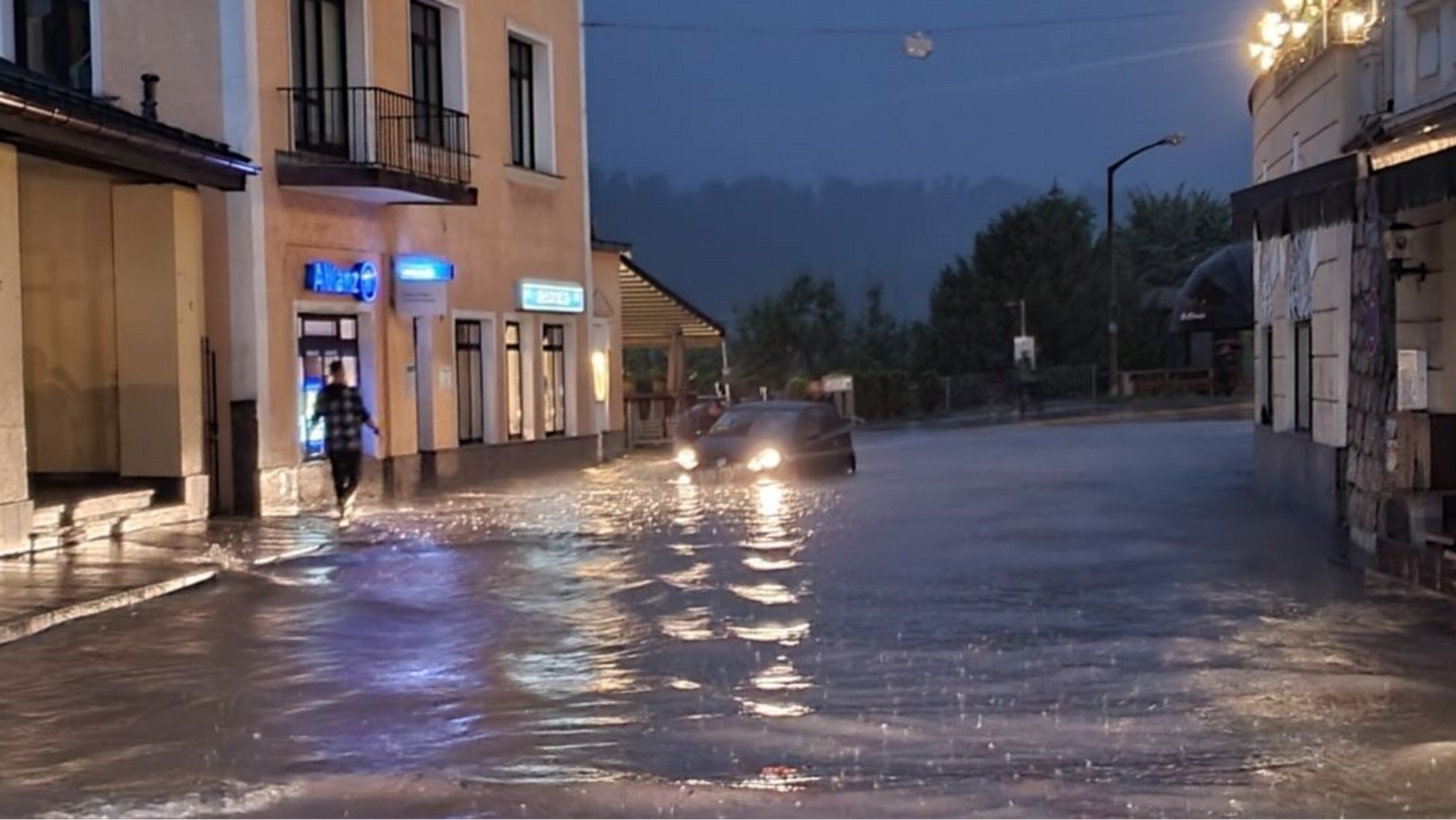 Weiter Straßenschäden nach Hochwasser im Berchtesgadener Land