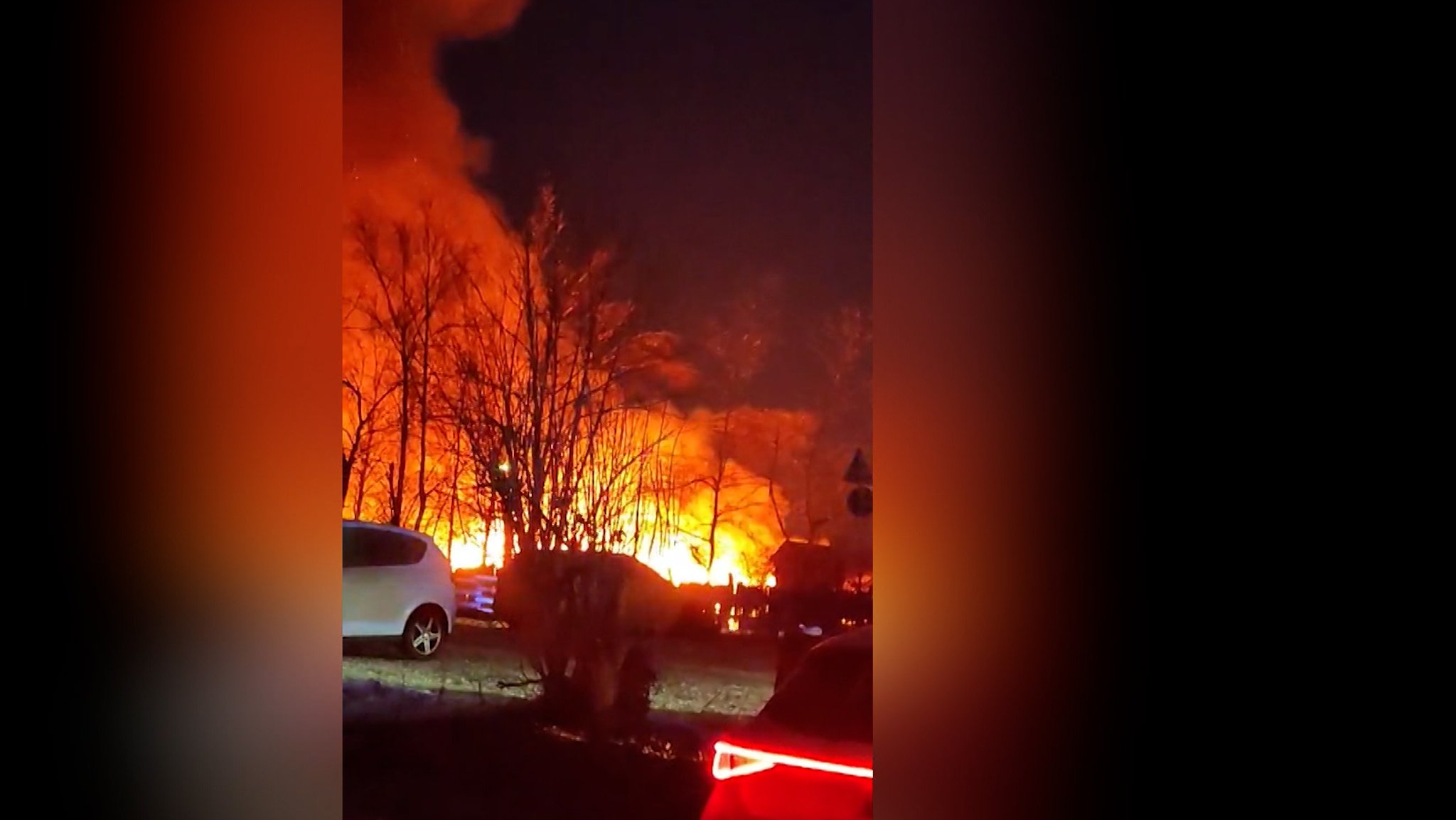 Das Feuer in Pullman City vor rund einem Jahr.