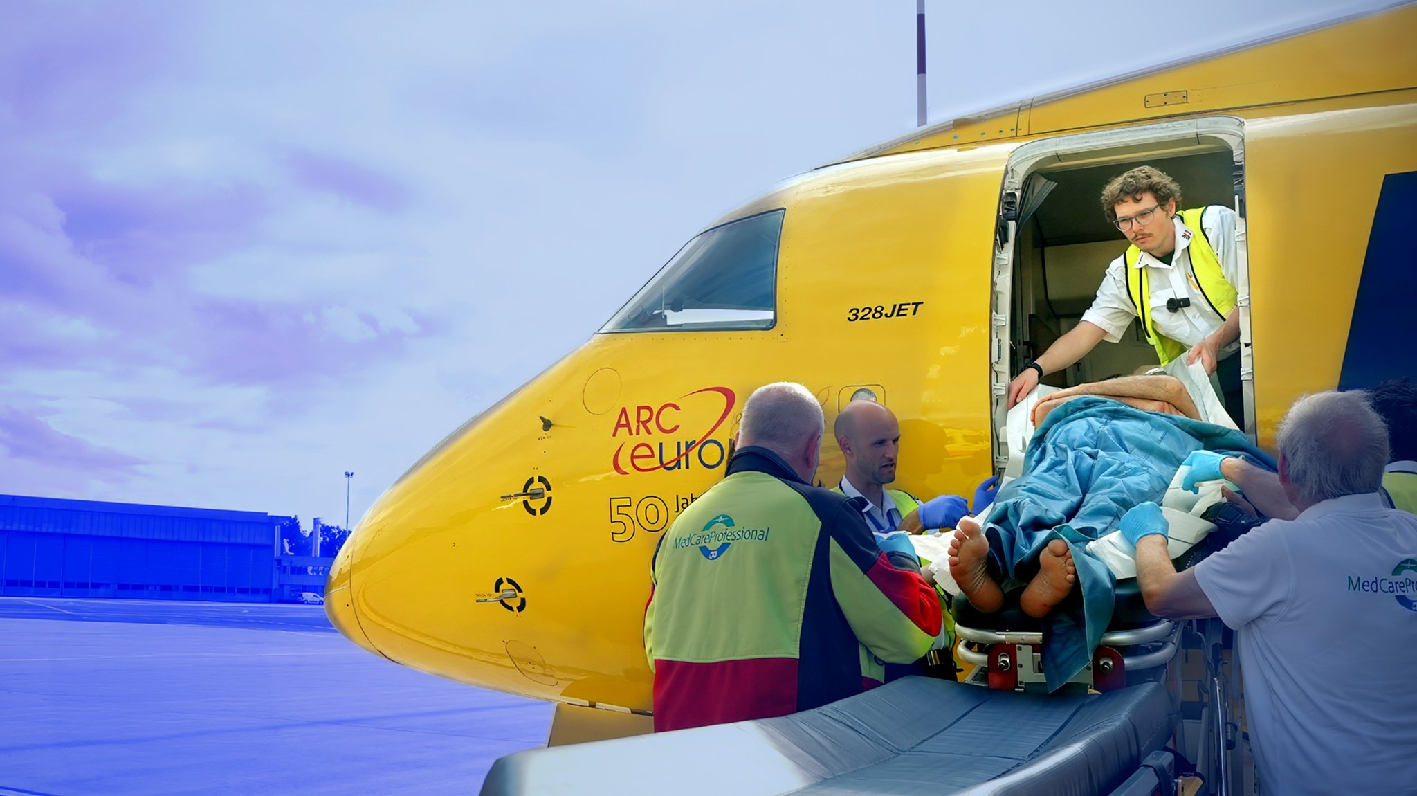 Ärzte über den Wolken - Rettungseinsatz im Ambulanzflugzeug