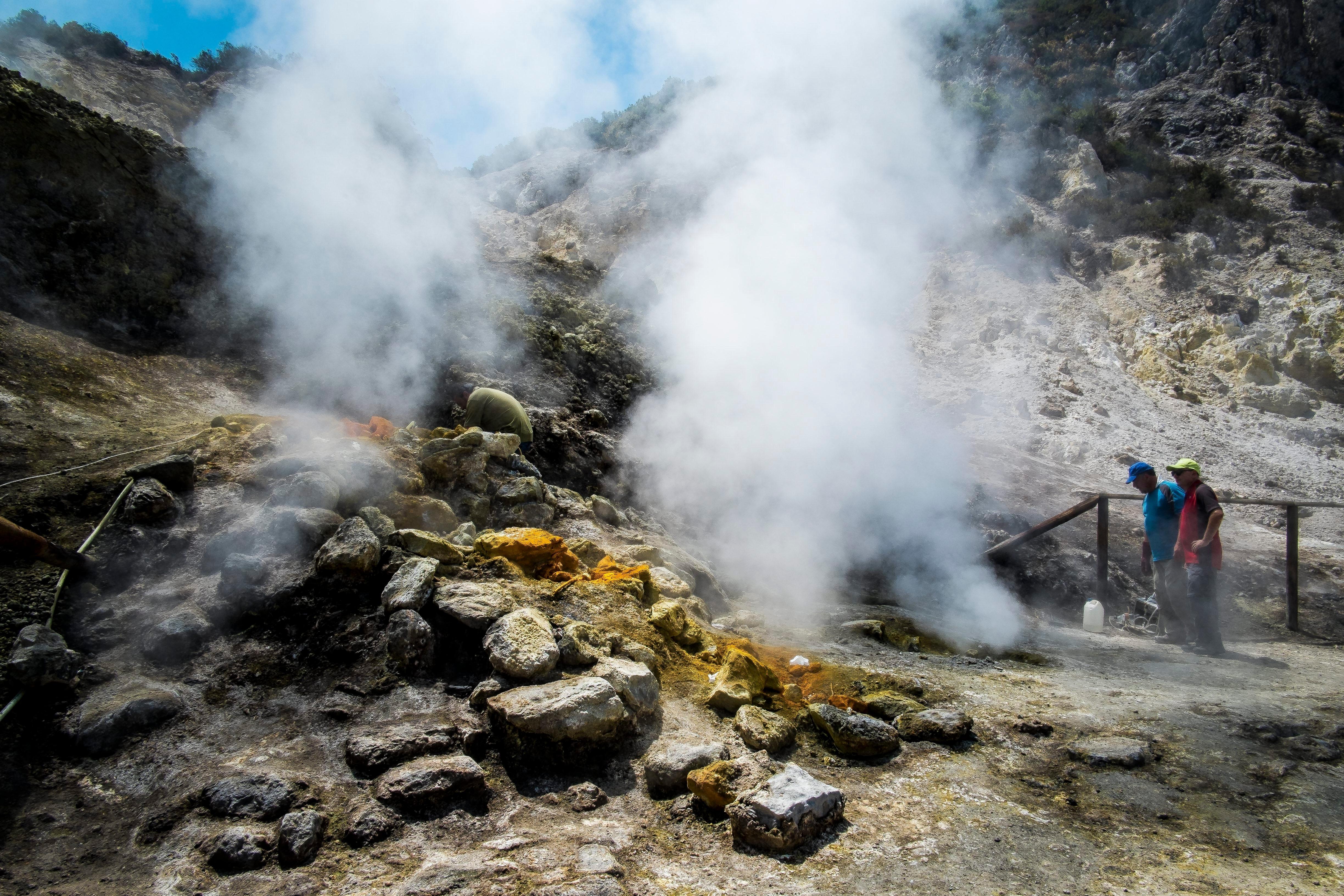 Phlegräische Felder in der Nähe von Neapel