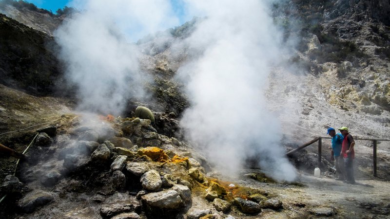 Phlegräische Felder in der Nähe von Neapel | Bild: picture alliance / NurPhoto | Giuseppe Ciccia Phlegräische Felder in der Nähe von Neapel