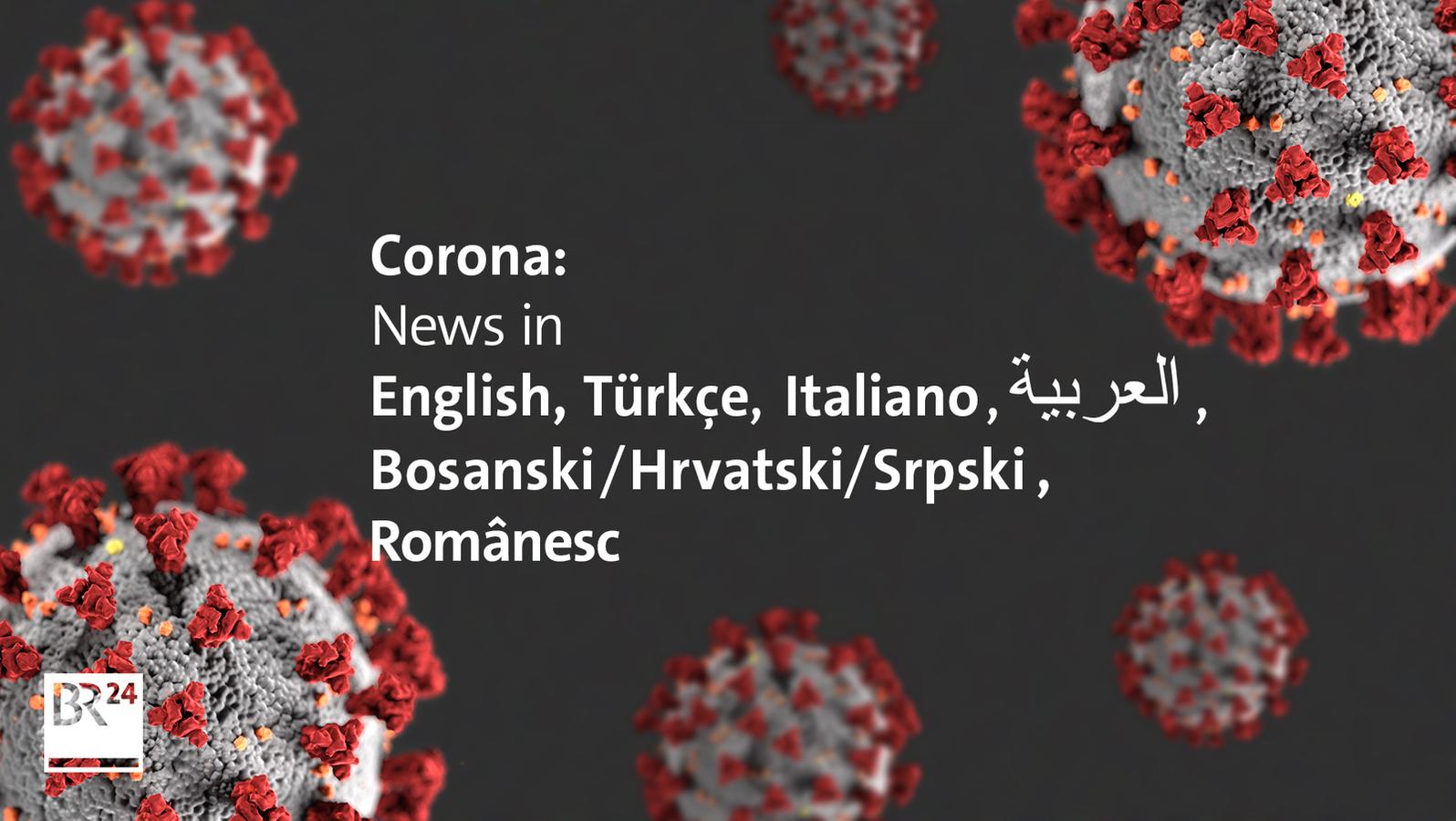 Corona News in English/Turkish/Croatian/Italian/Arabic   BR20