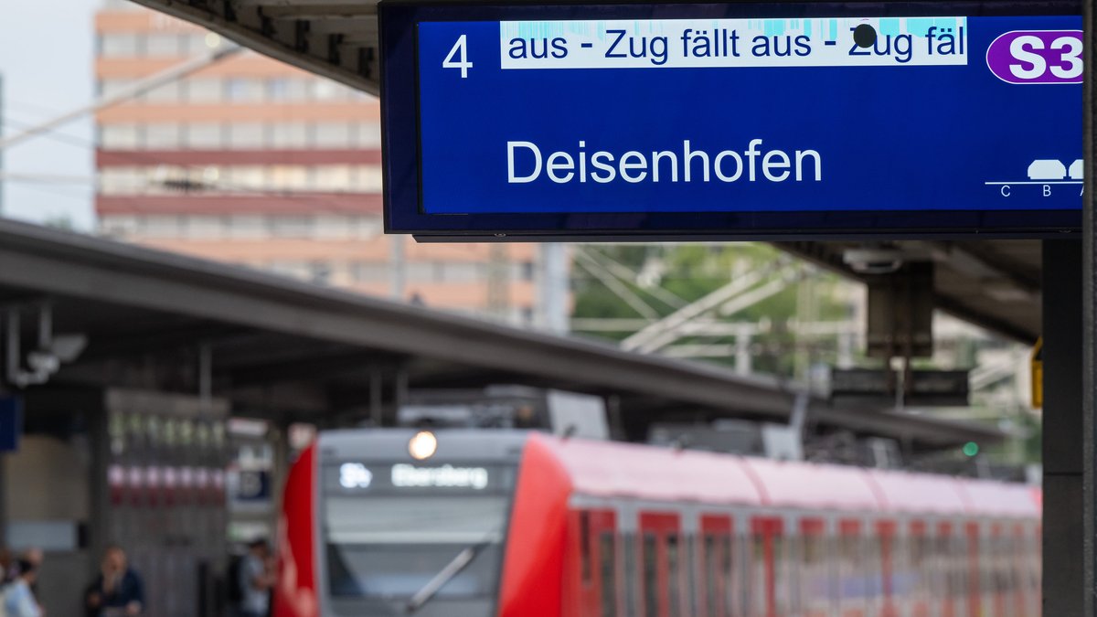 Stammstreckensperrung bei der Münchner S-Bahn