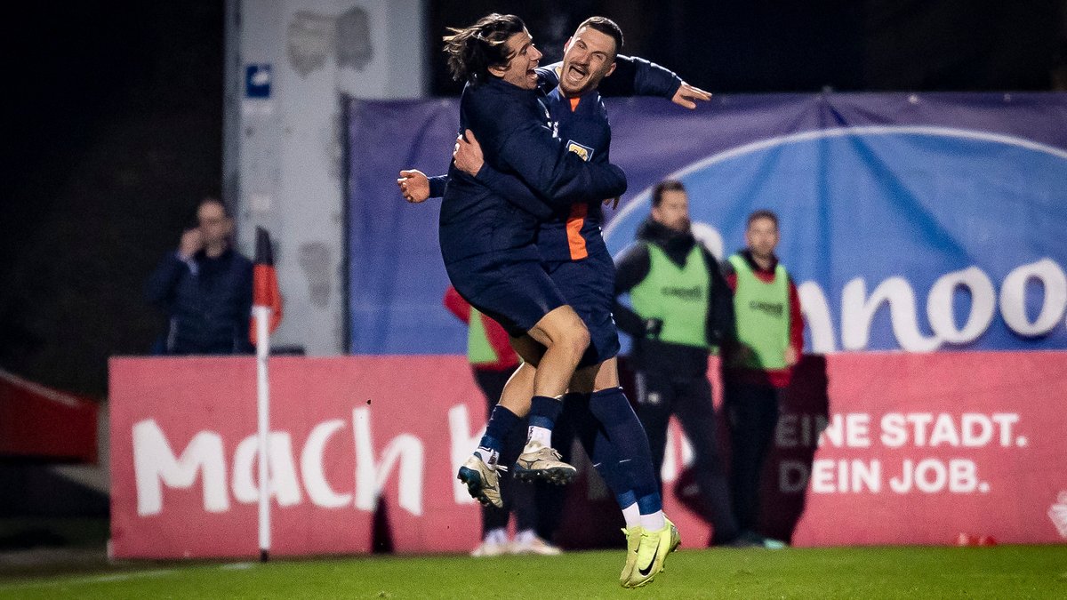 Mit Sahnetor: Wolfram erlöst Löwen gegen Viktoria Köln