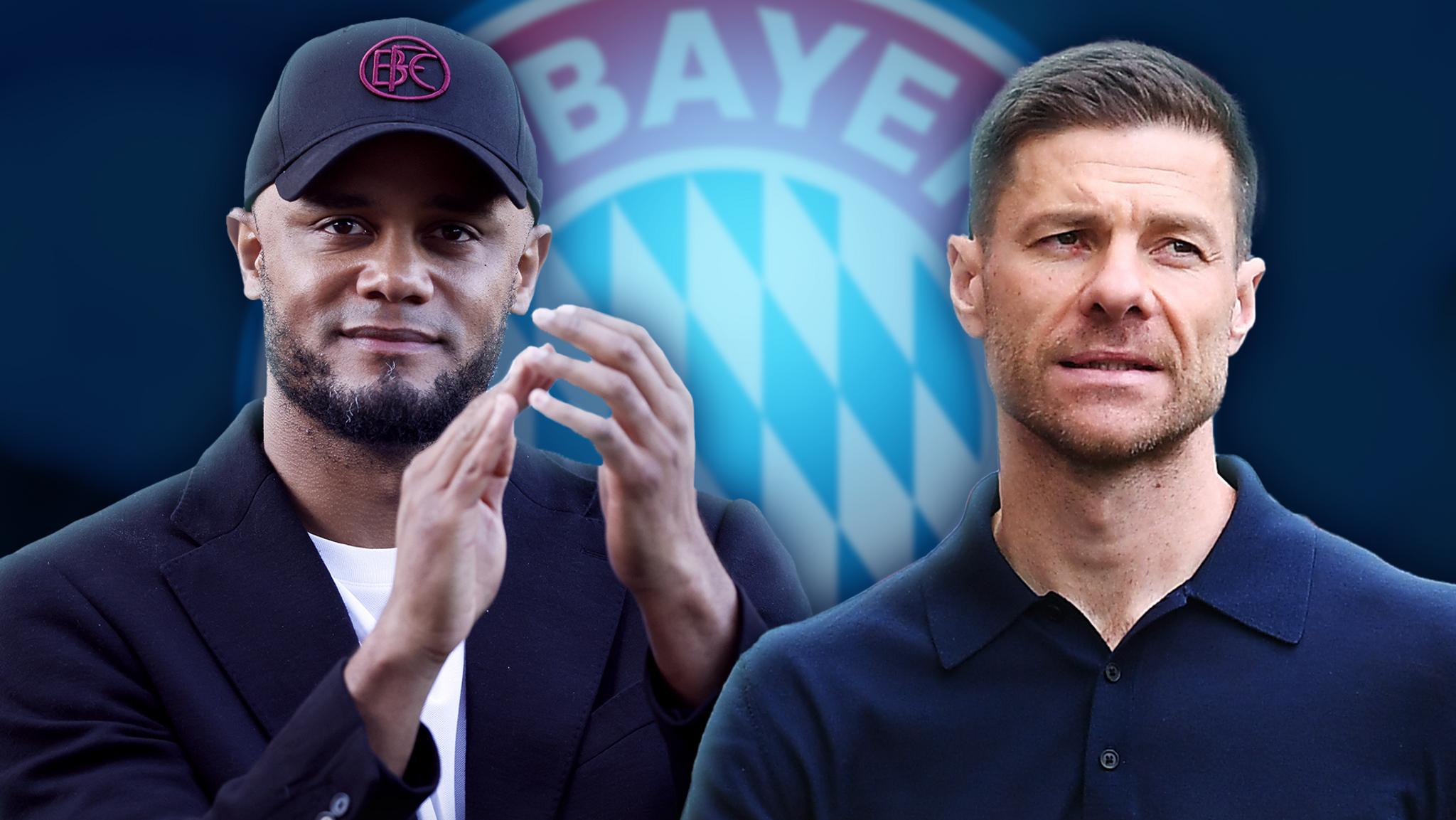 Vincent Kompany (links) und Xabi Alonso (rechts)