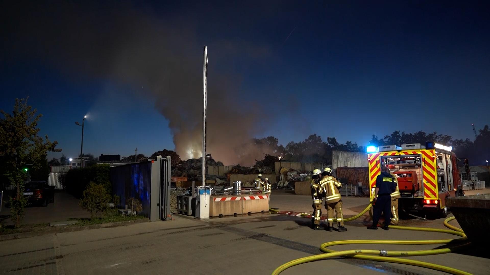 Brand in Schwandorf: Massive Rauchentwicklung