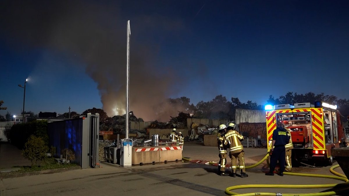 Brand in Schwandorf: Massive Rauchentwicklung