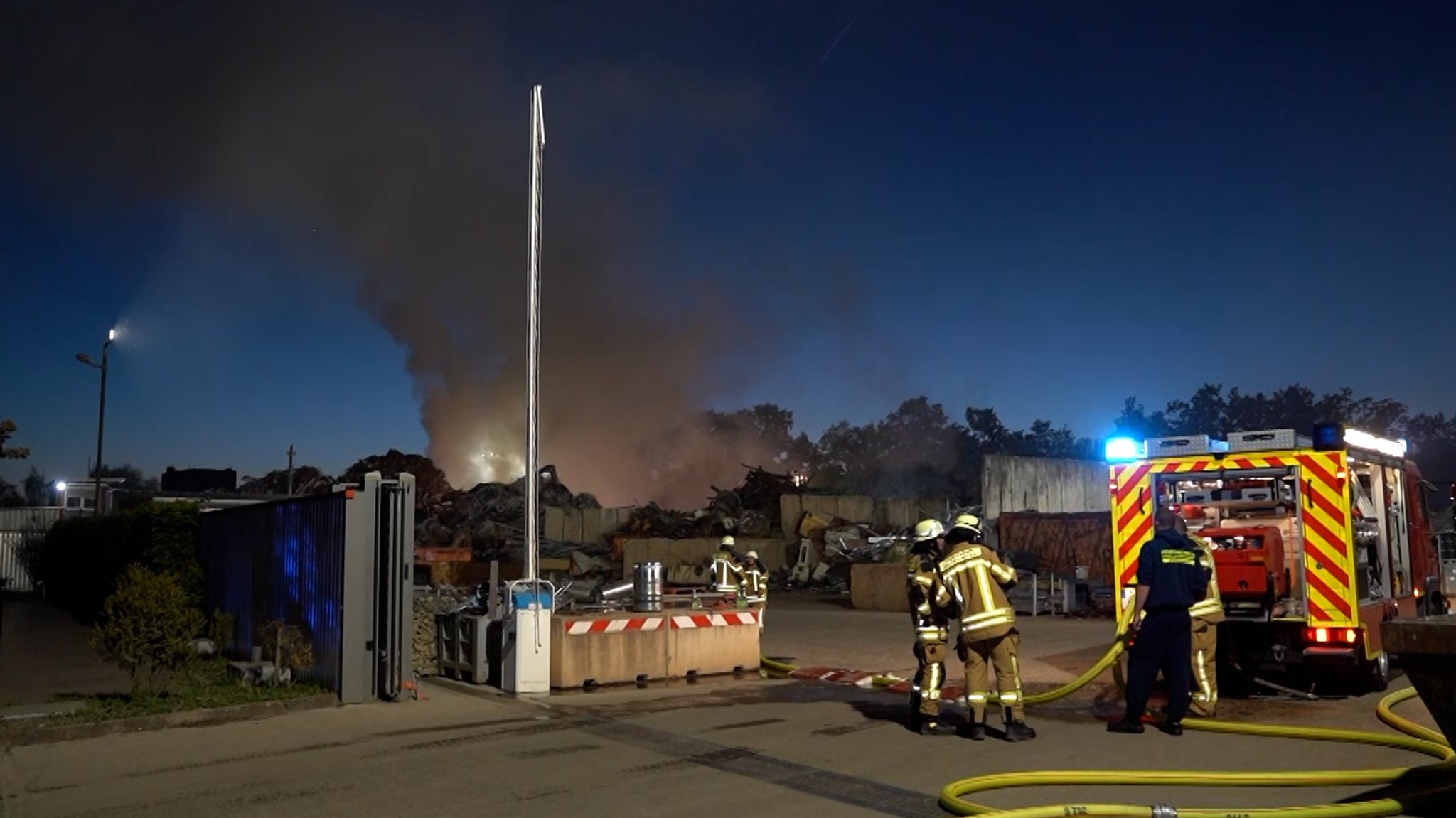 Brand in Schwandorf: Massive Rauchentwicklung