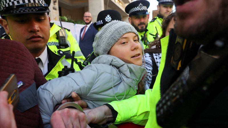 Greta Thunberg bei Protest in London festgenommen