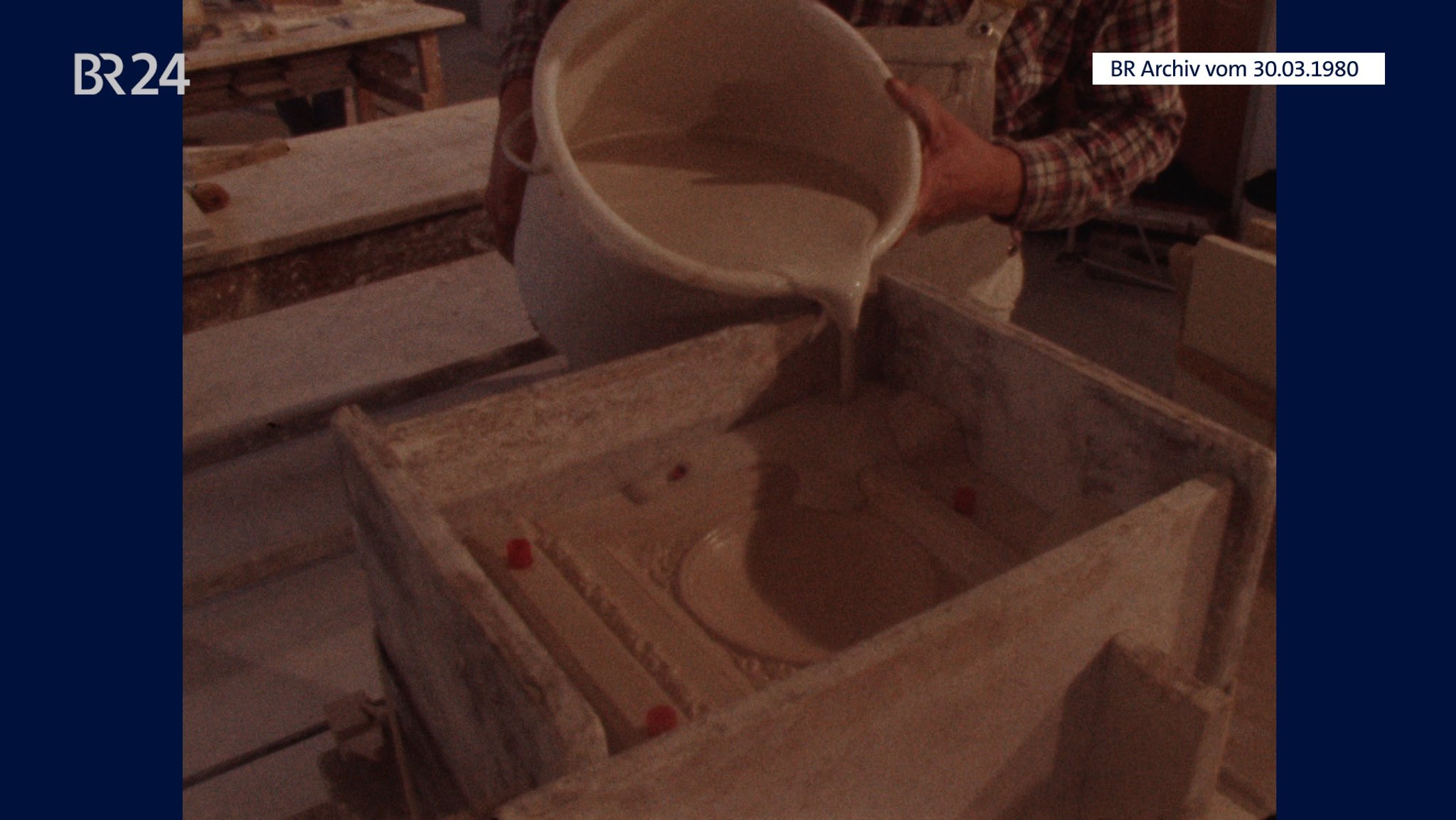 Herstellung einer Kachel