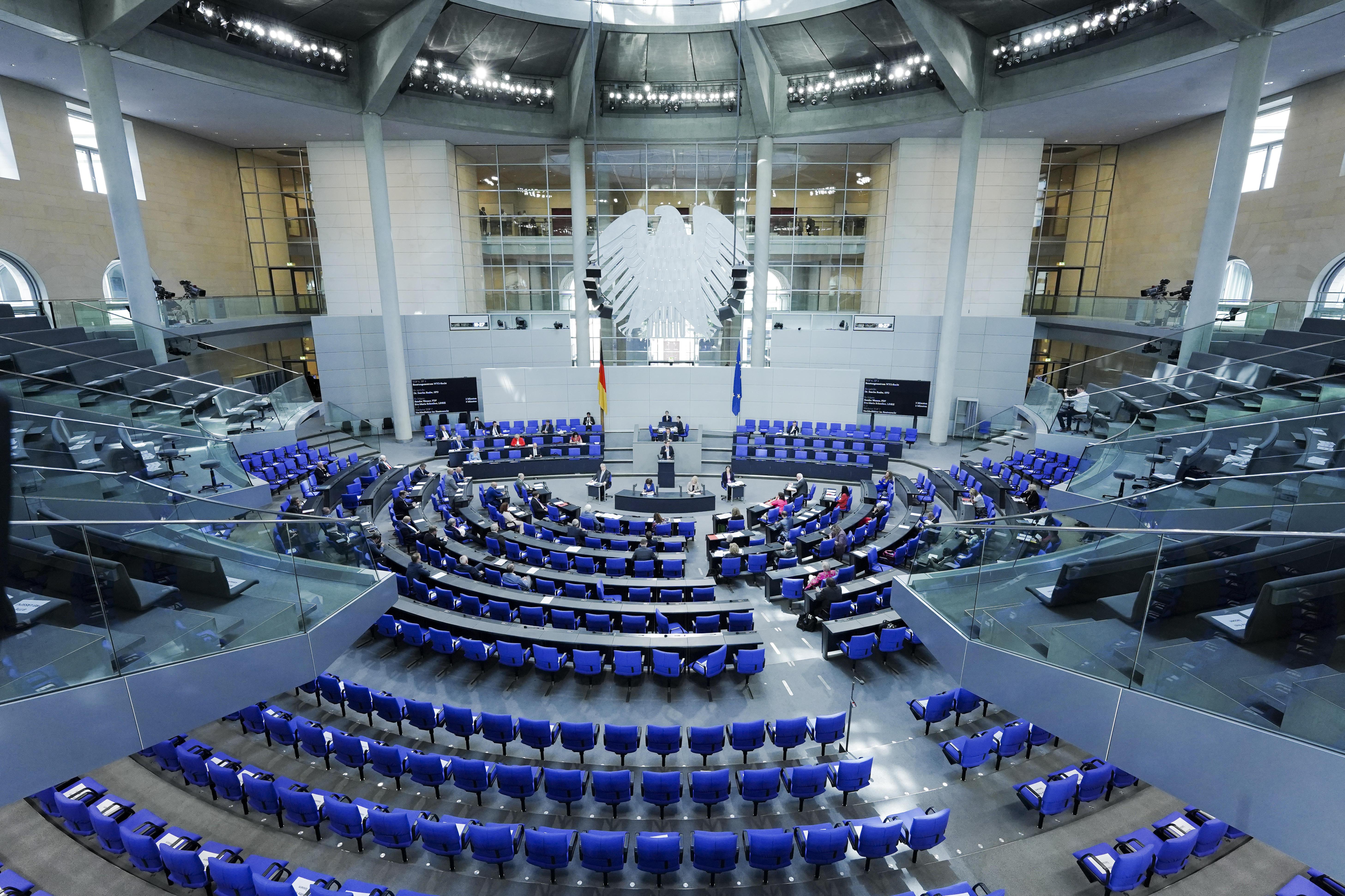 Plenum des Deutschen Bundestages.
