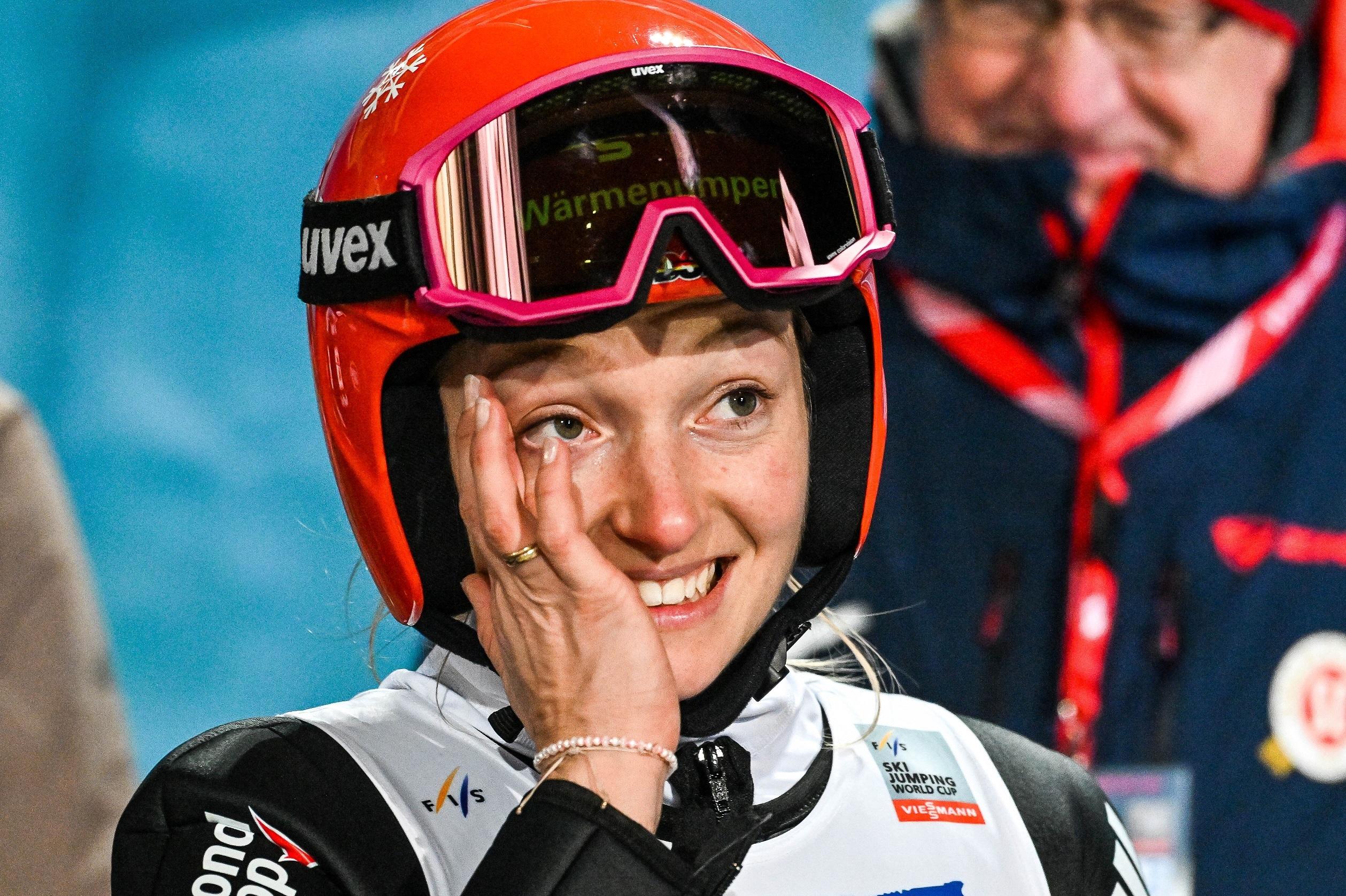 Katharina Schmid in Oberstdorf