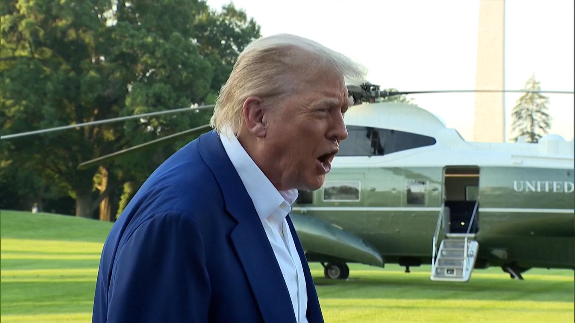 Donald Trump zeigte seinen Unmut, als die von ihm vermittelte Waffenruhe zwischen Israel und dem Iran schon nach kurzem gebrochen wurde.