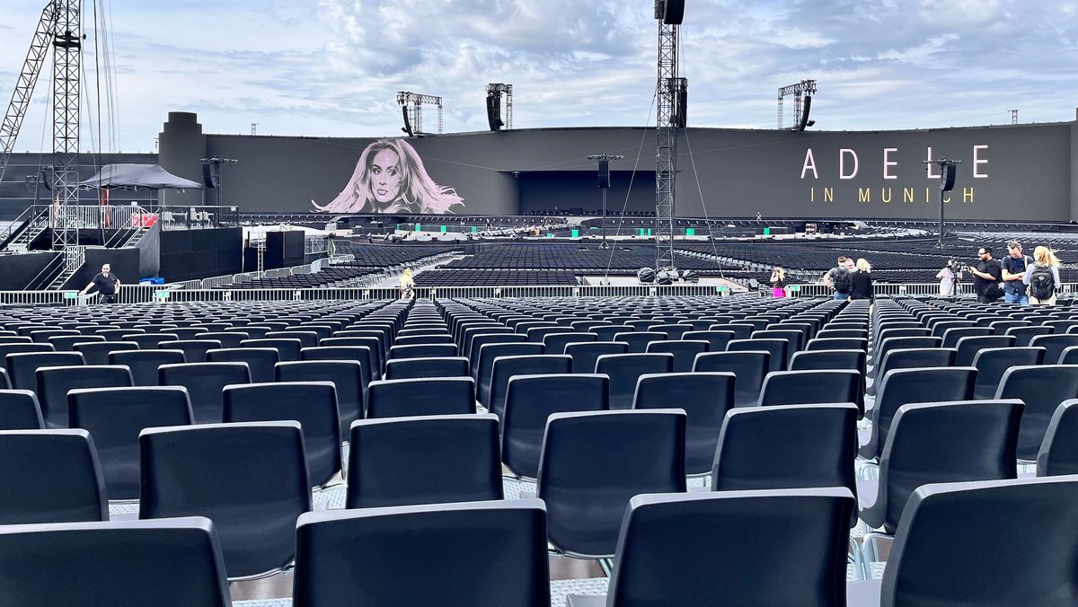 Adele in München: So sieht es in der neuen "Pop-up"-Arena aus