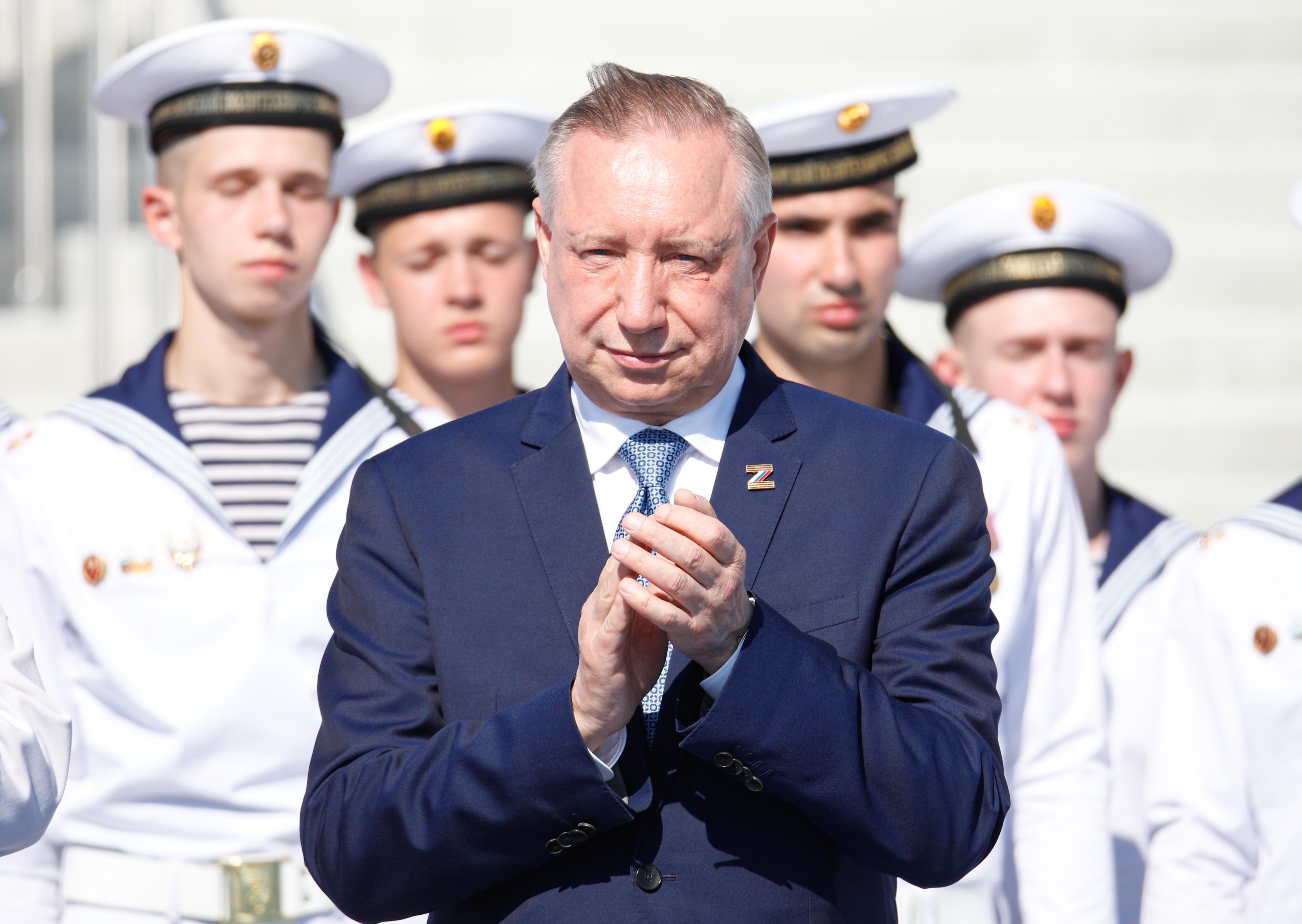 Im Juli 2023 bei der Eröffnung des Museums des "Ruhms der Marine"