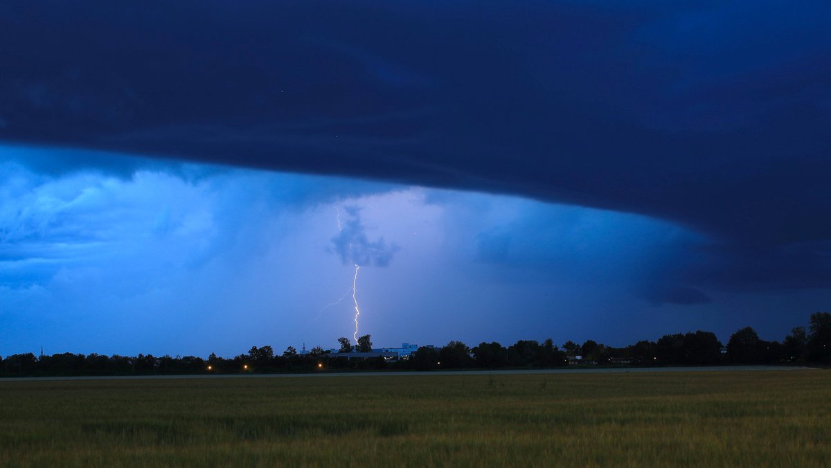 Gewitter östlich von München