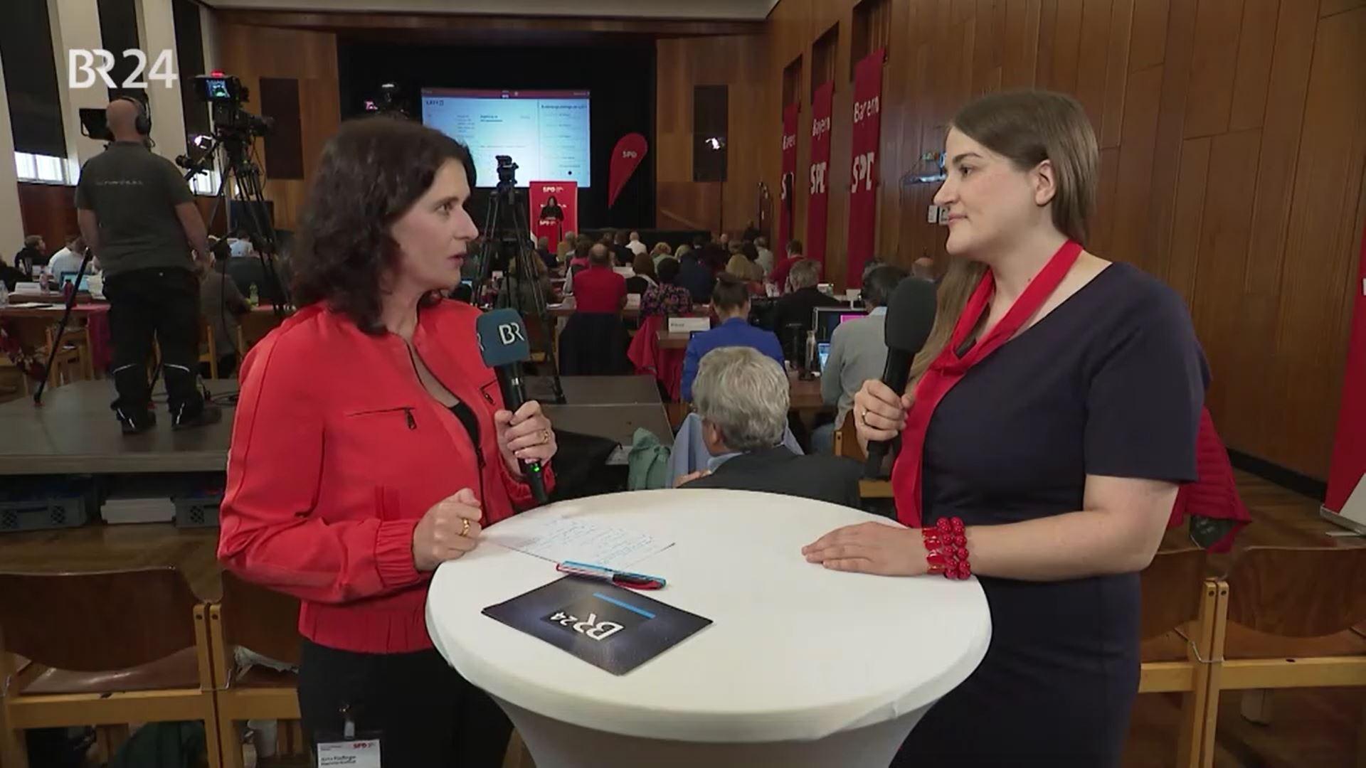 Bayern-SPD-Vorsitzende Ronja Endres im BR24-Interview 