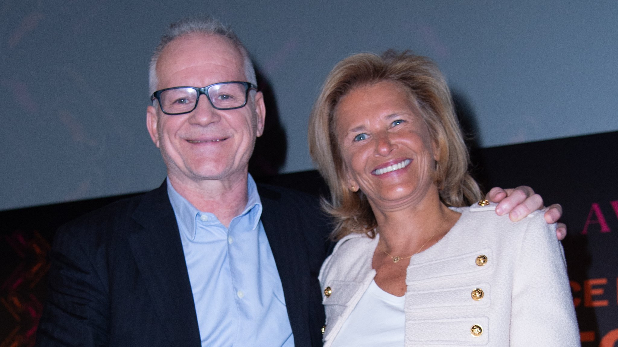 Cannes-Festival-Leiter Thierry Frémaux und Iris Knobloch