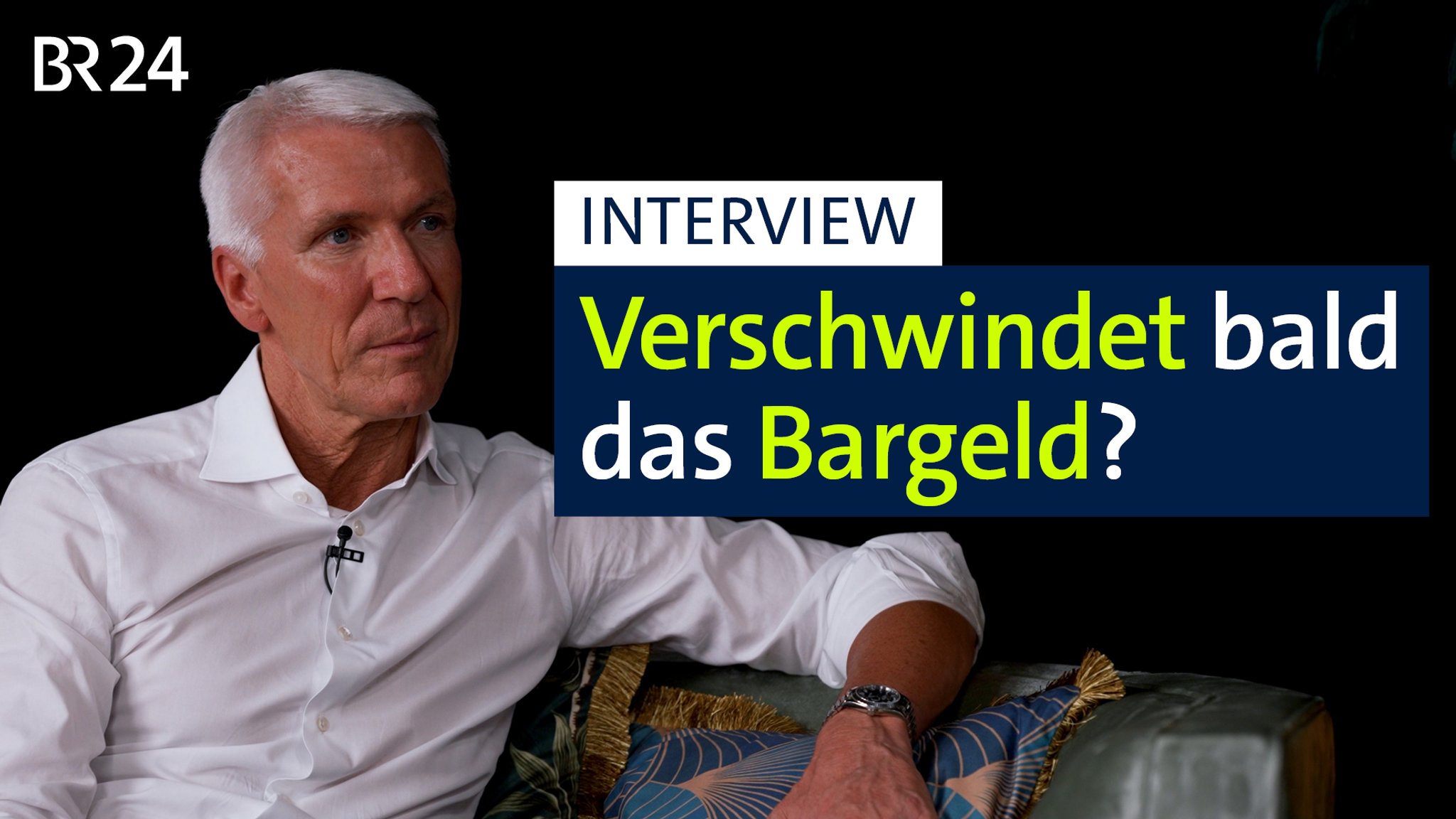 Ralf Wintergerst, CEO Giesecke+Devrient im Interview mit BR-Chefredakteur Christian Nitsche bei "7 Fragen Zukunft"