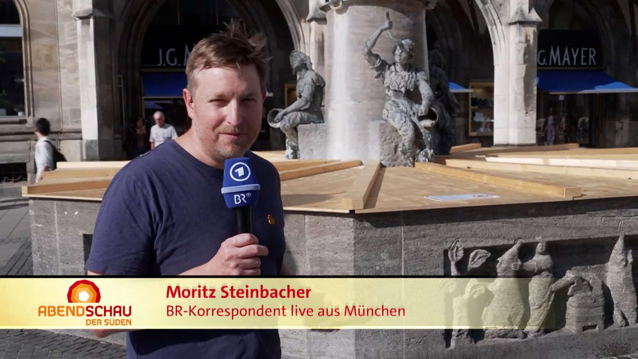 BR-Reporter Moritz Steinbacher