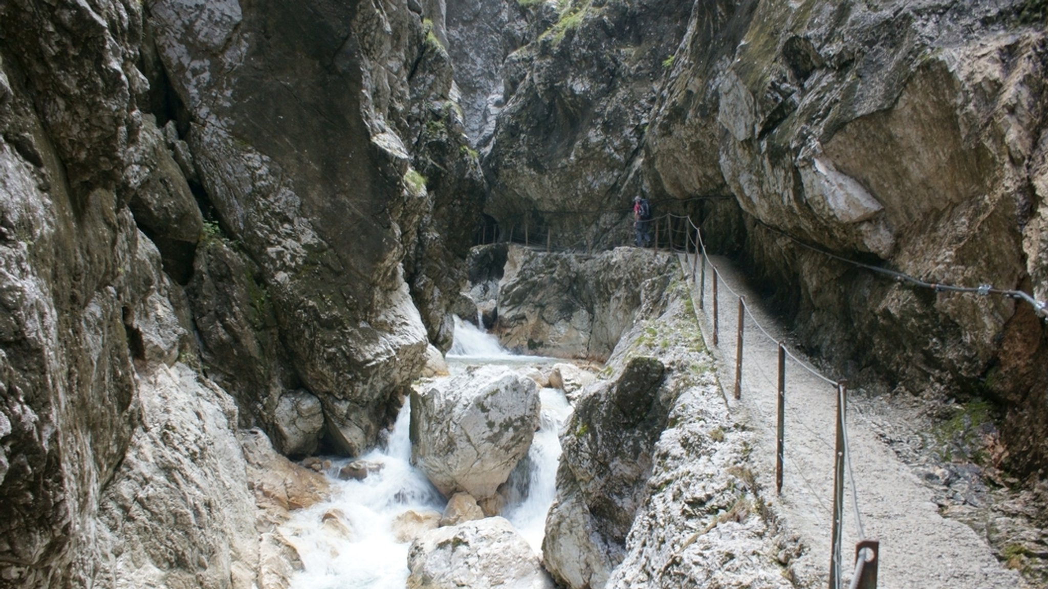 Ein Ausschnitt der Höllentalklamm 