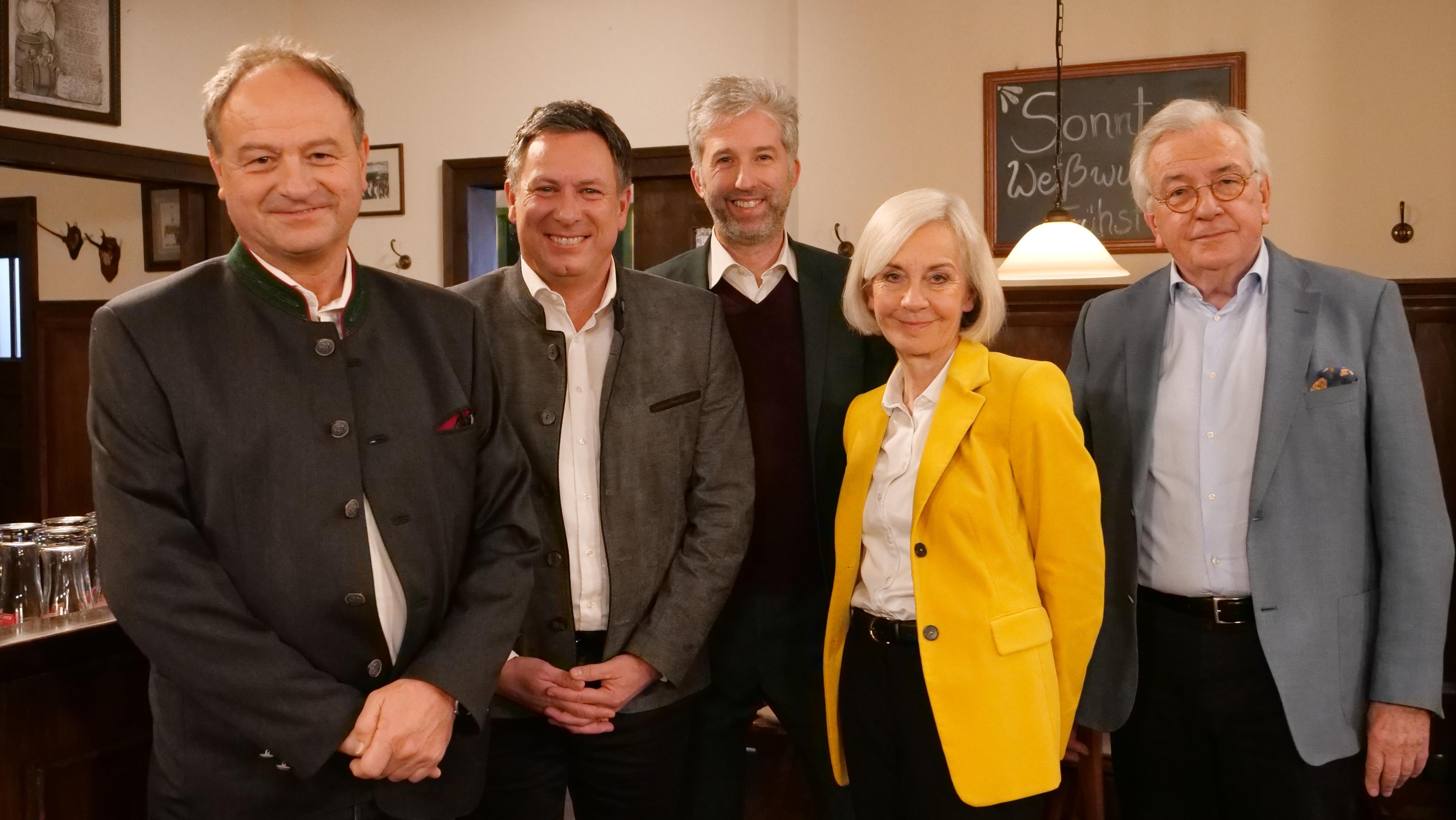 Rainer Maria Schießler, Klaus Bogenberger, Boris Palmer, Ursula Münch, Hans-Werner Kilz (v.l.n.r.
