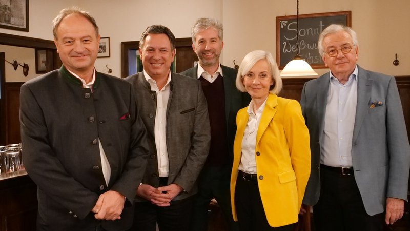 Rainer Maria Schießler, Klaus Bogenberger, Boris Palmer, Ursula Münch, Hans-Werner Kilz (v.l.n.r. | Bild: BR/Andreas Schroll Rainer Maria Schießler, Klaus Bogenberger, Boris Palmer, Ursula Münch, Hans-Werner Kilz (v.l.n.r.