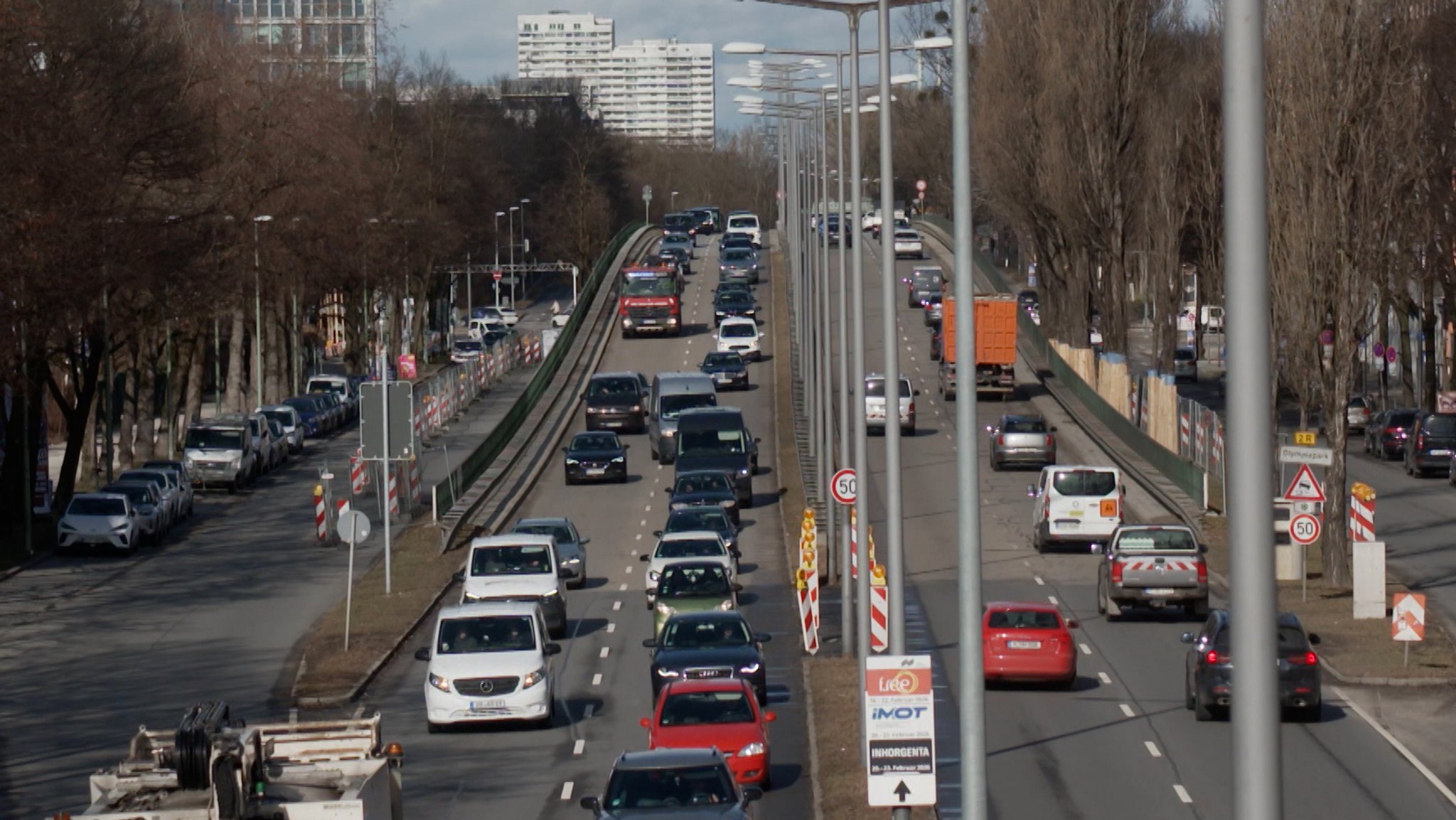 Wieder Tempo 30 auf dem Mittleren Ring? | Bild: BR Wieder Tempo 30 auf dem Mittleren Ring?
