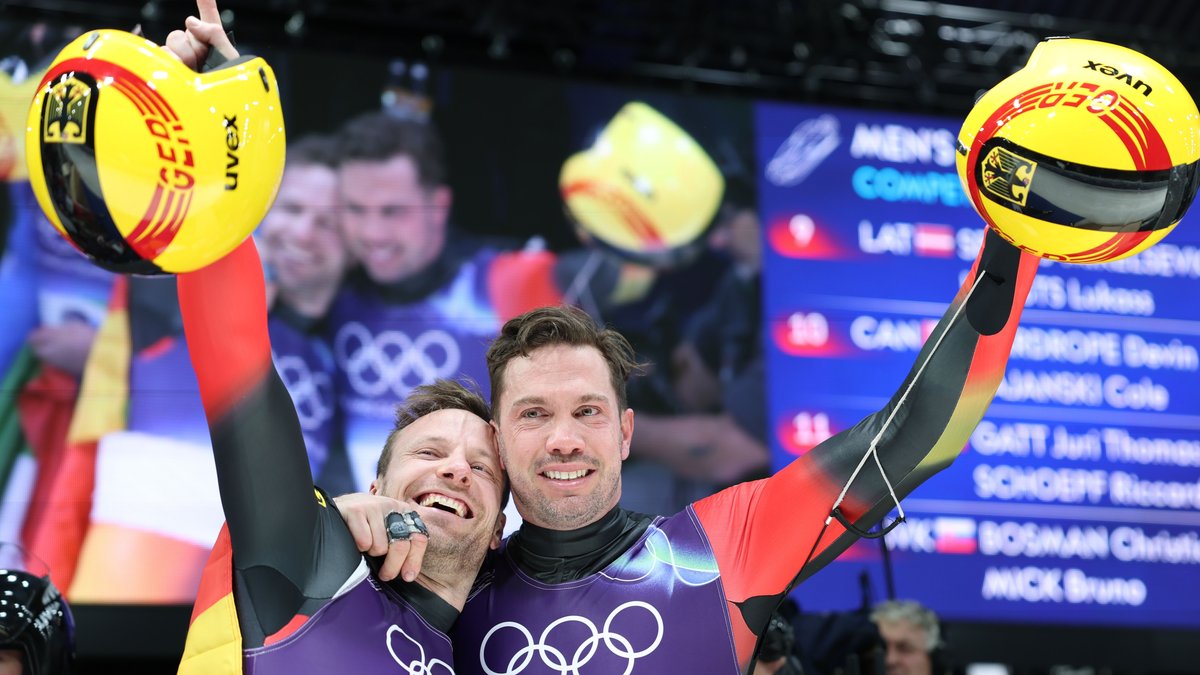 "Team verneigt sich": "Rodel-Tobis" schreiben Olympia-Geschichte