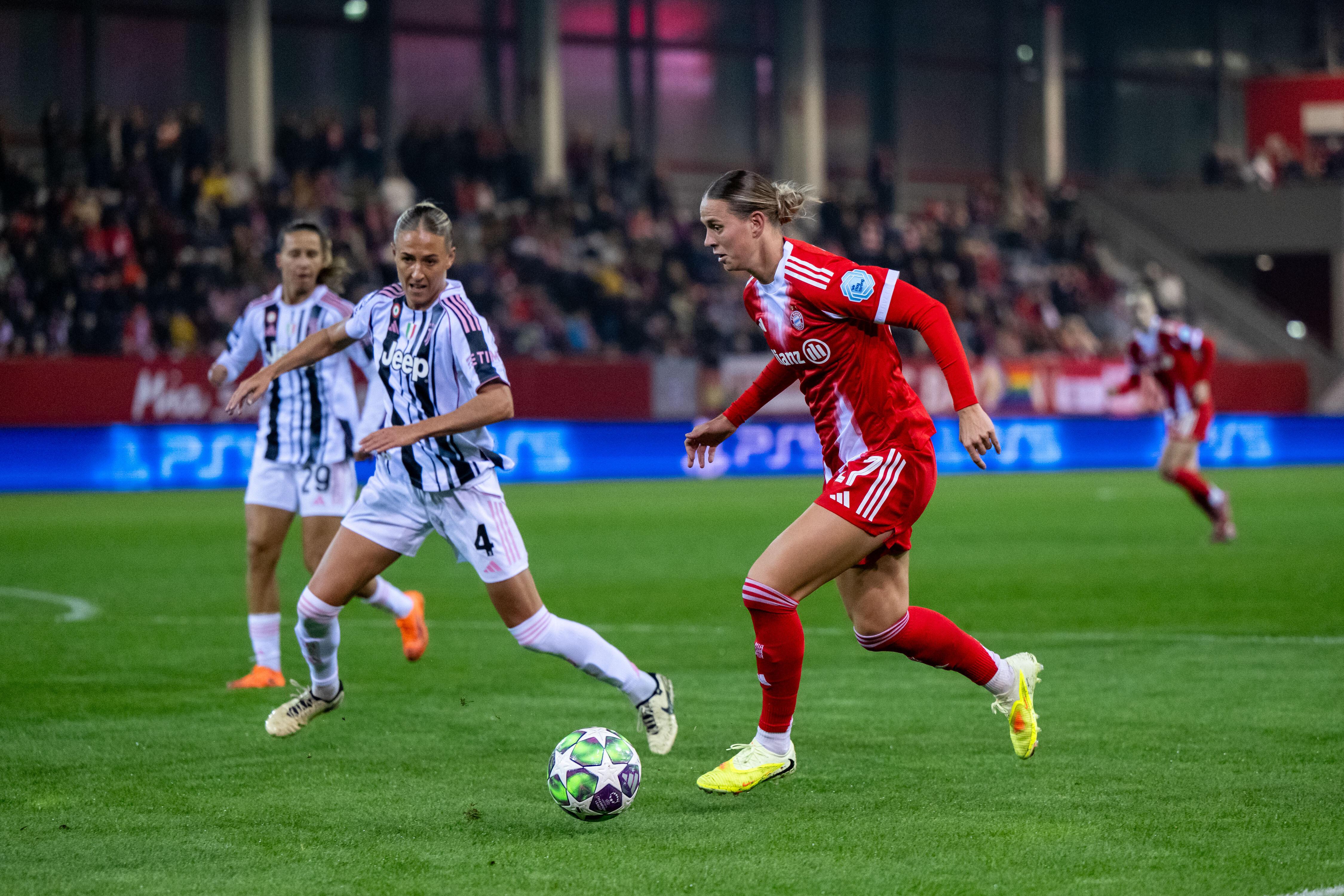 Spielszene FC Bayern Frauen - Juventus Turin | Bild:picture-alliance/dpa
