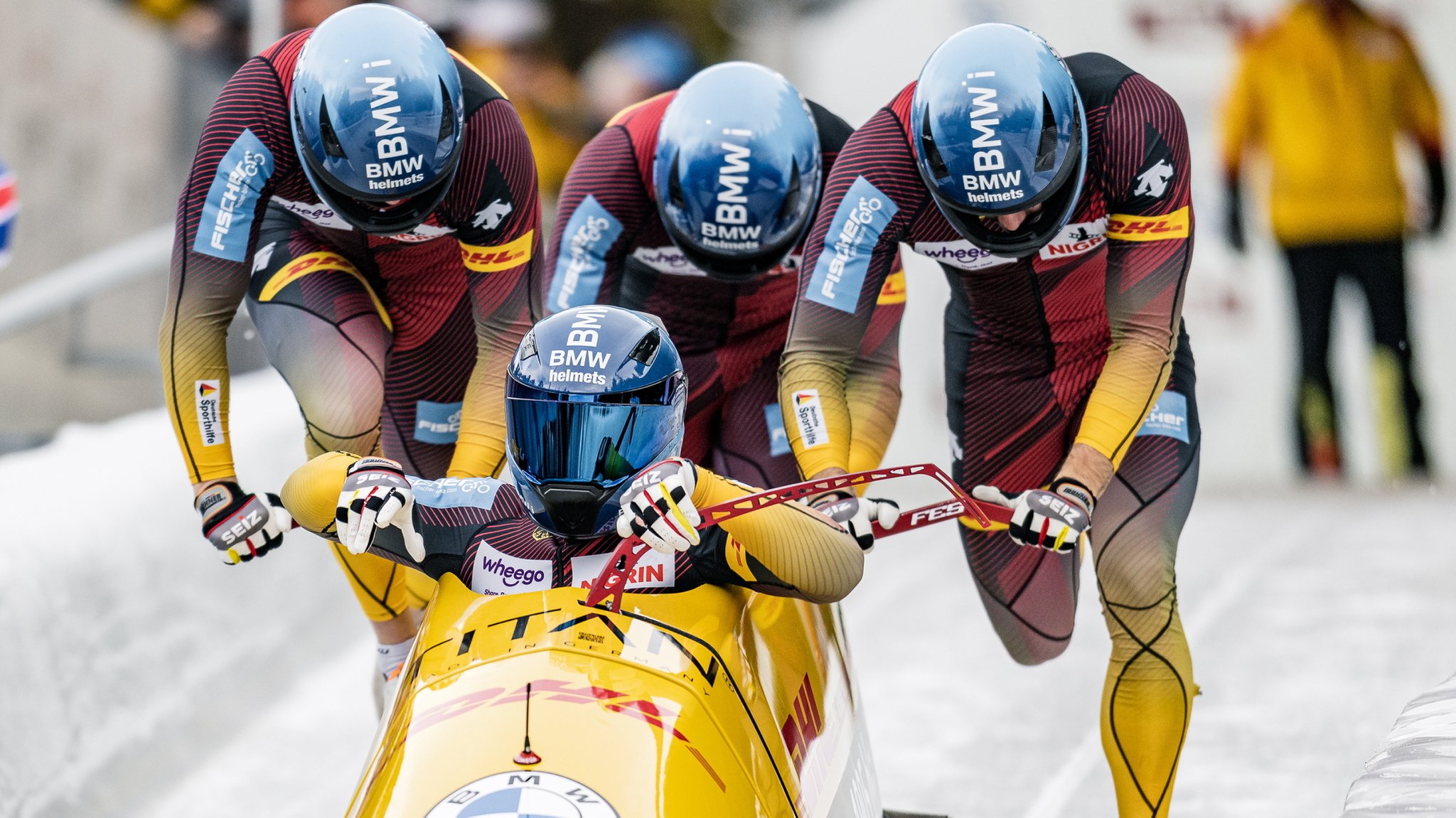 Johannes Lochner beim Start 