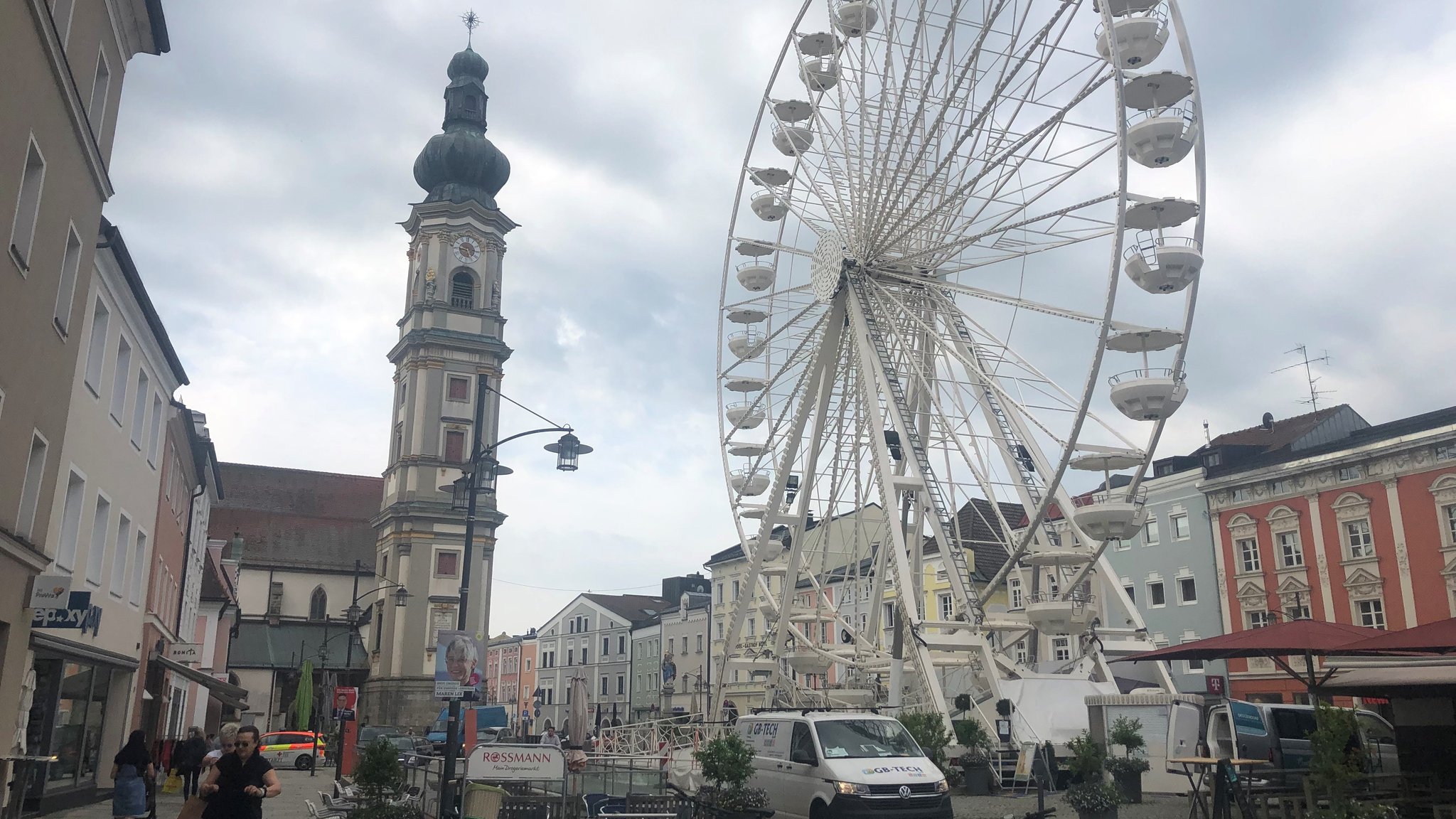 Riesenrad am Deggendorfer Stadtplatz