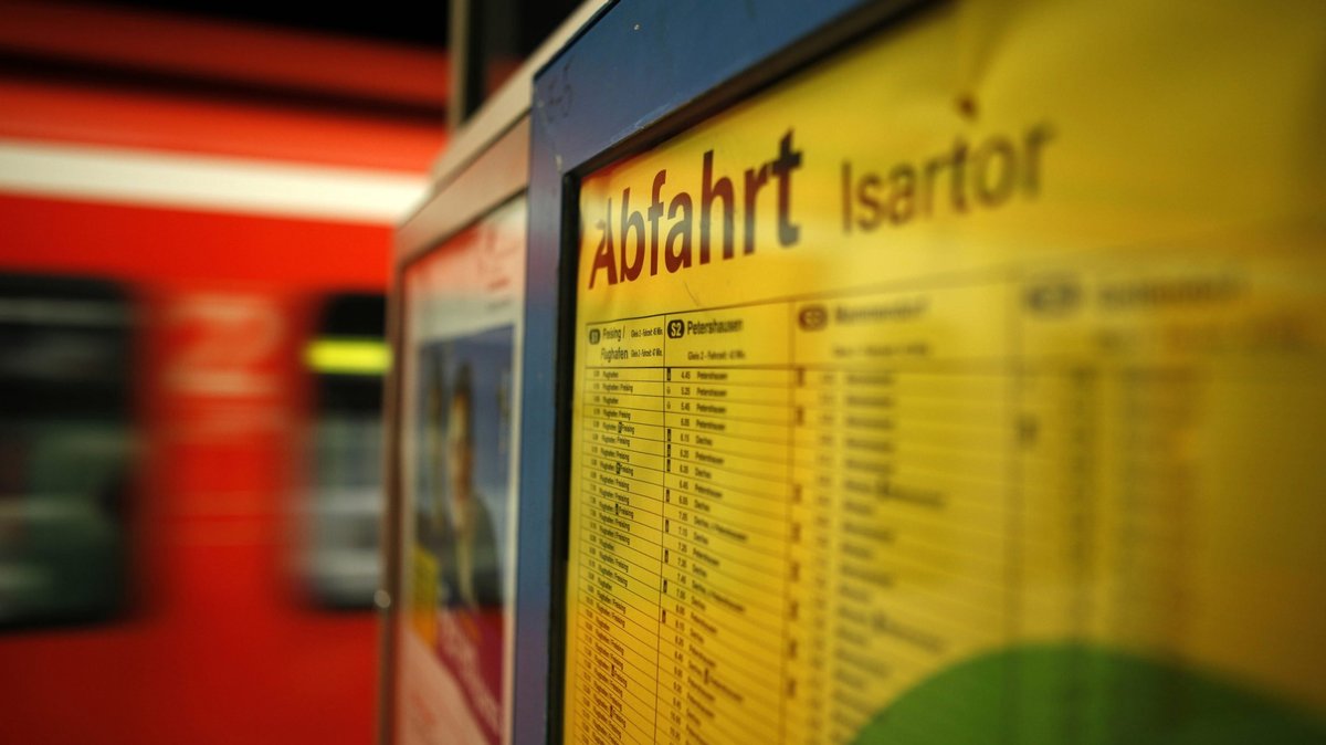 Nach Unfall: Münchner S-Bahn-Stammstrecke wieder frei