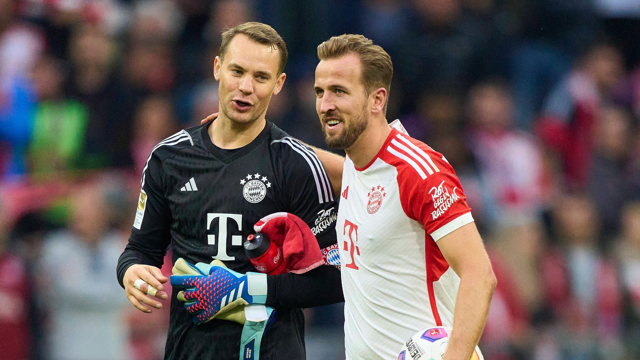 Manuel Neuer und Harry Kane