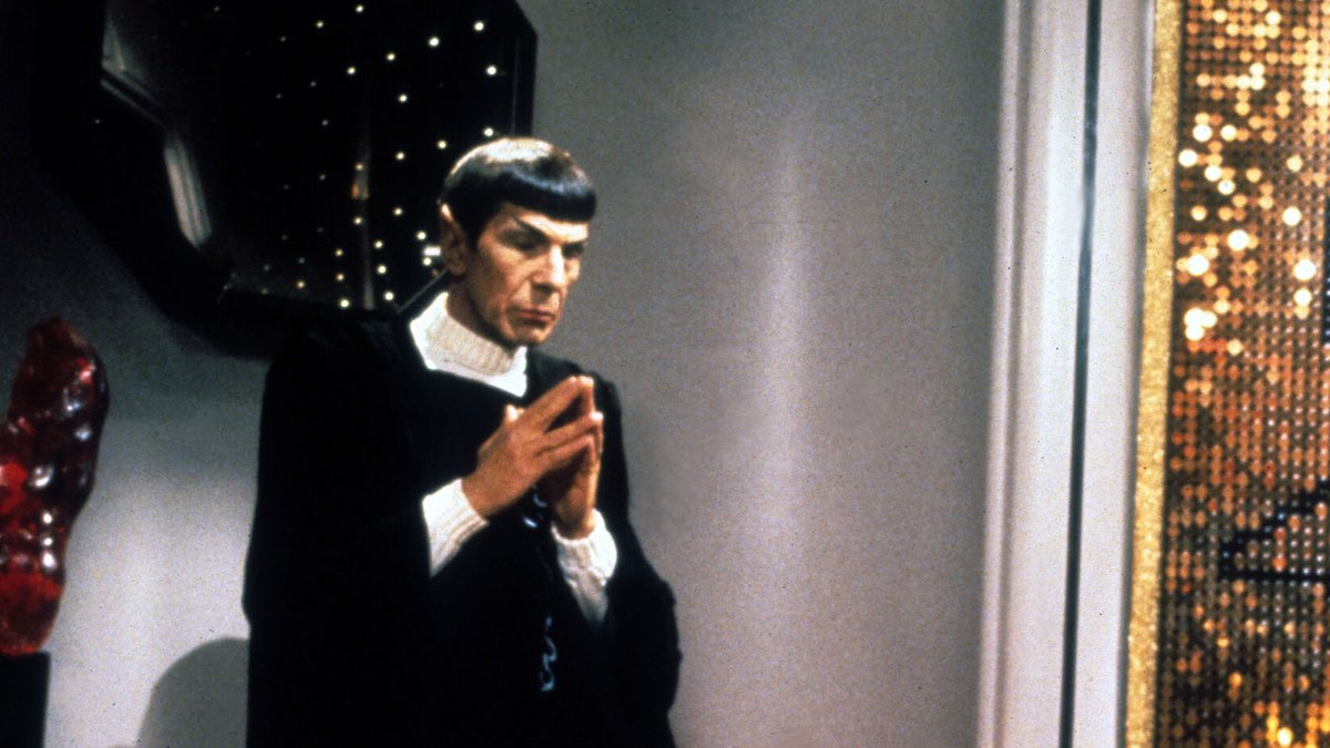 Immer gut für richtige Entscheidungen: Mr. Spock (Leonard Nimoy) in "Stark Trek 2"