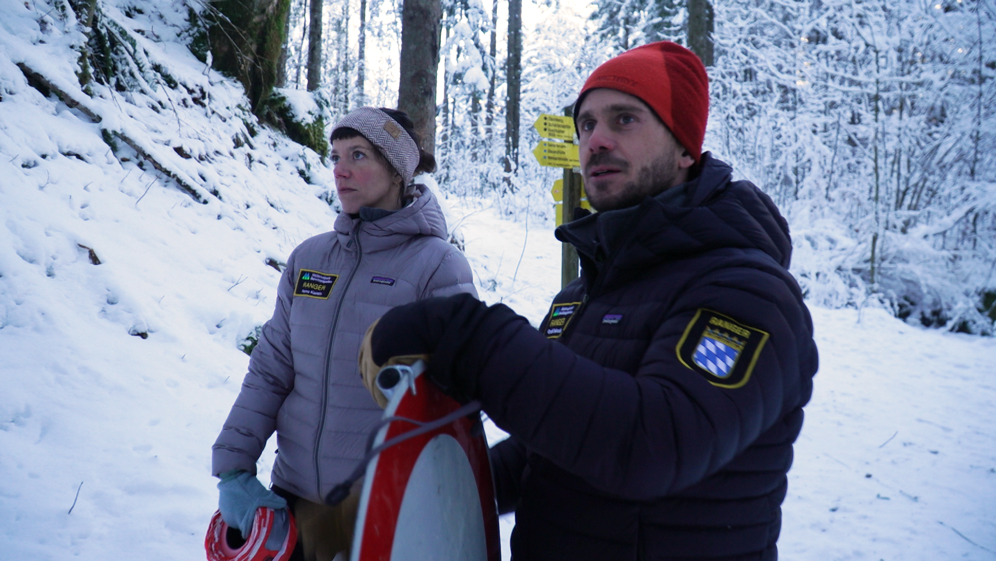 Ranger im Winter: Besucherlenkung auch bei Minusgraden