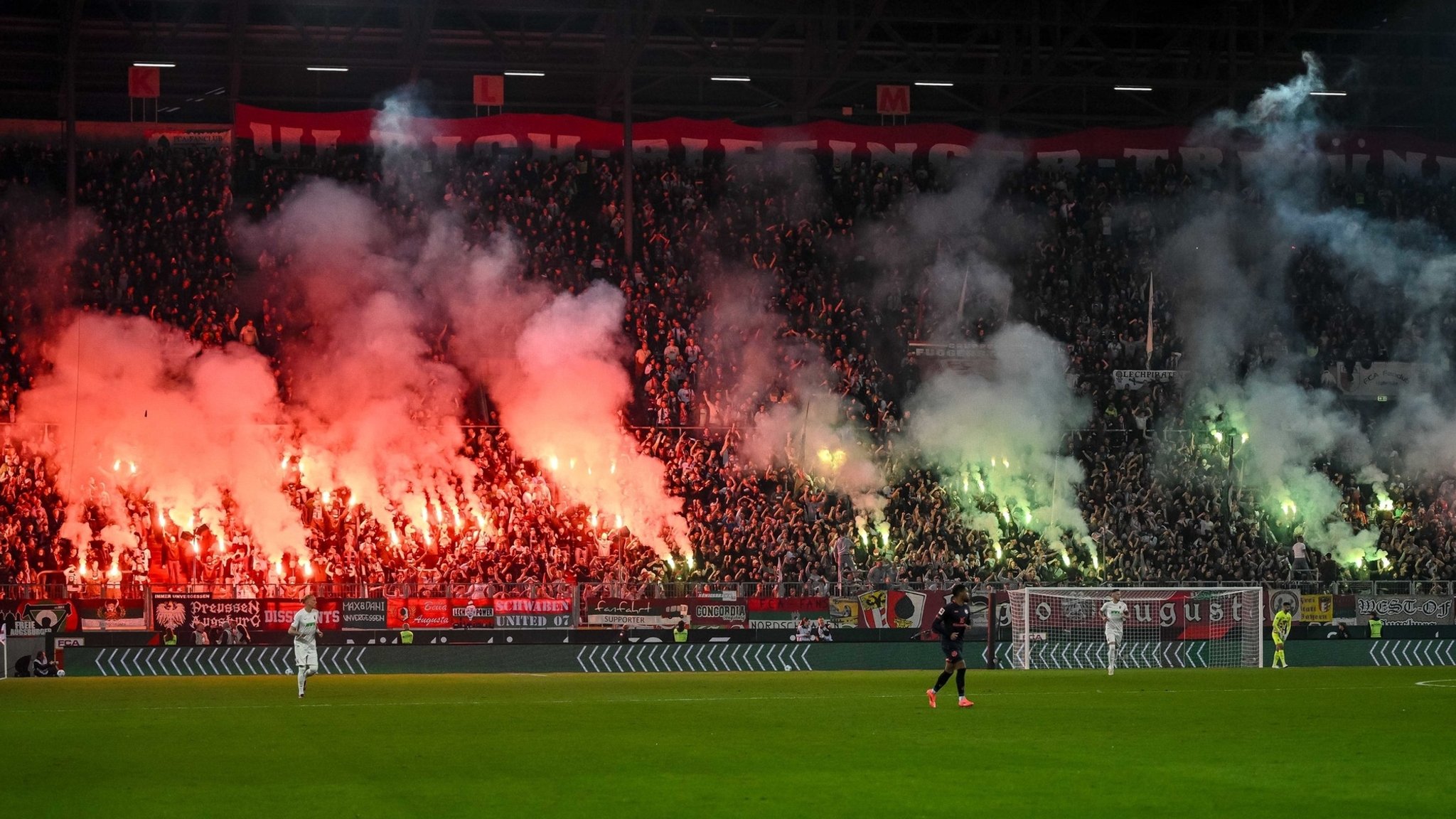 Pyrotechnik im Stadion