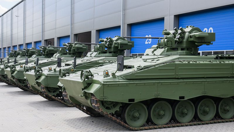 Marder-Panzer aus dem Bestand der Bundeswehr.