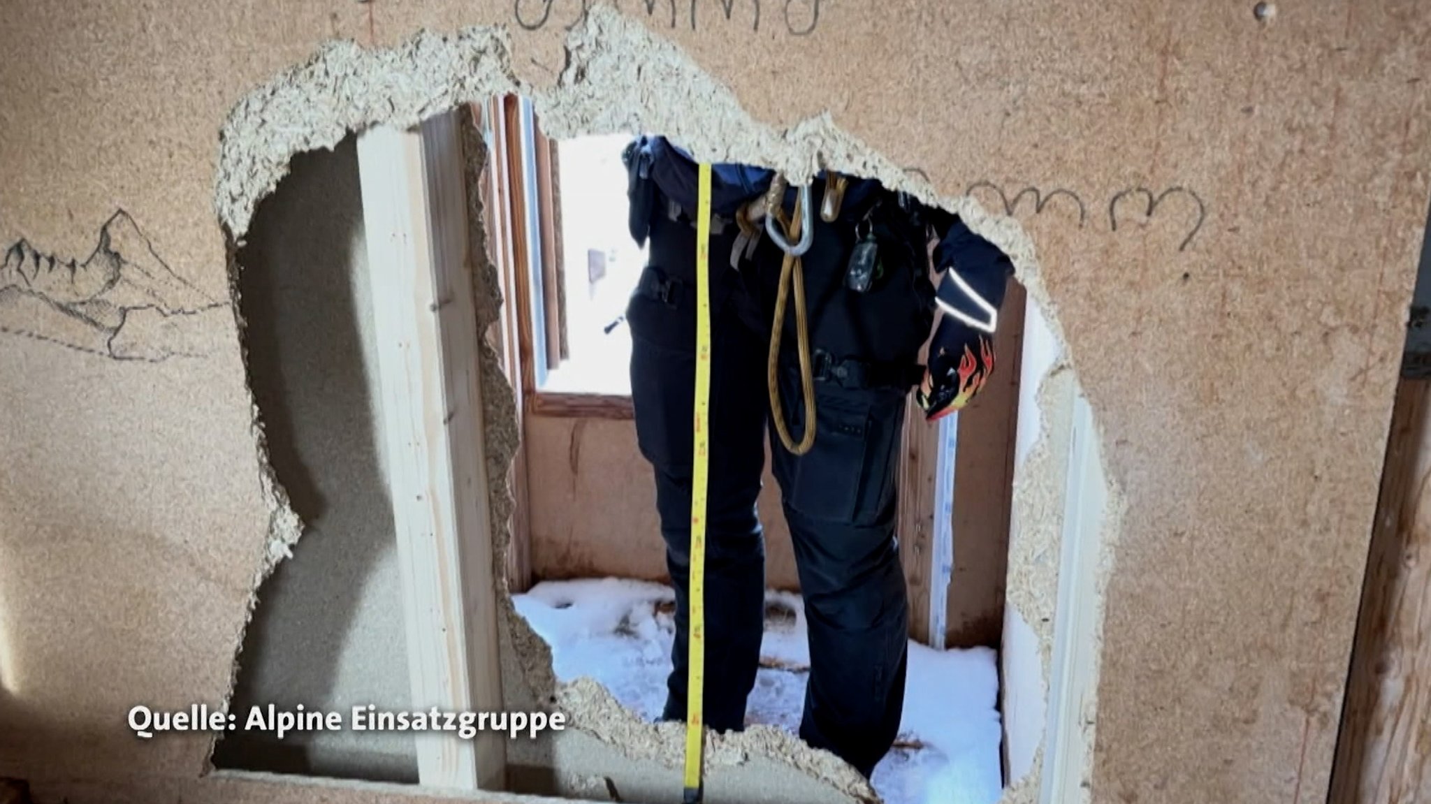 Zuflucht und Zielscheibe? Bergwacht beklagt Vandalismus an Hütte