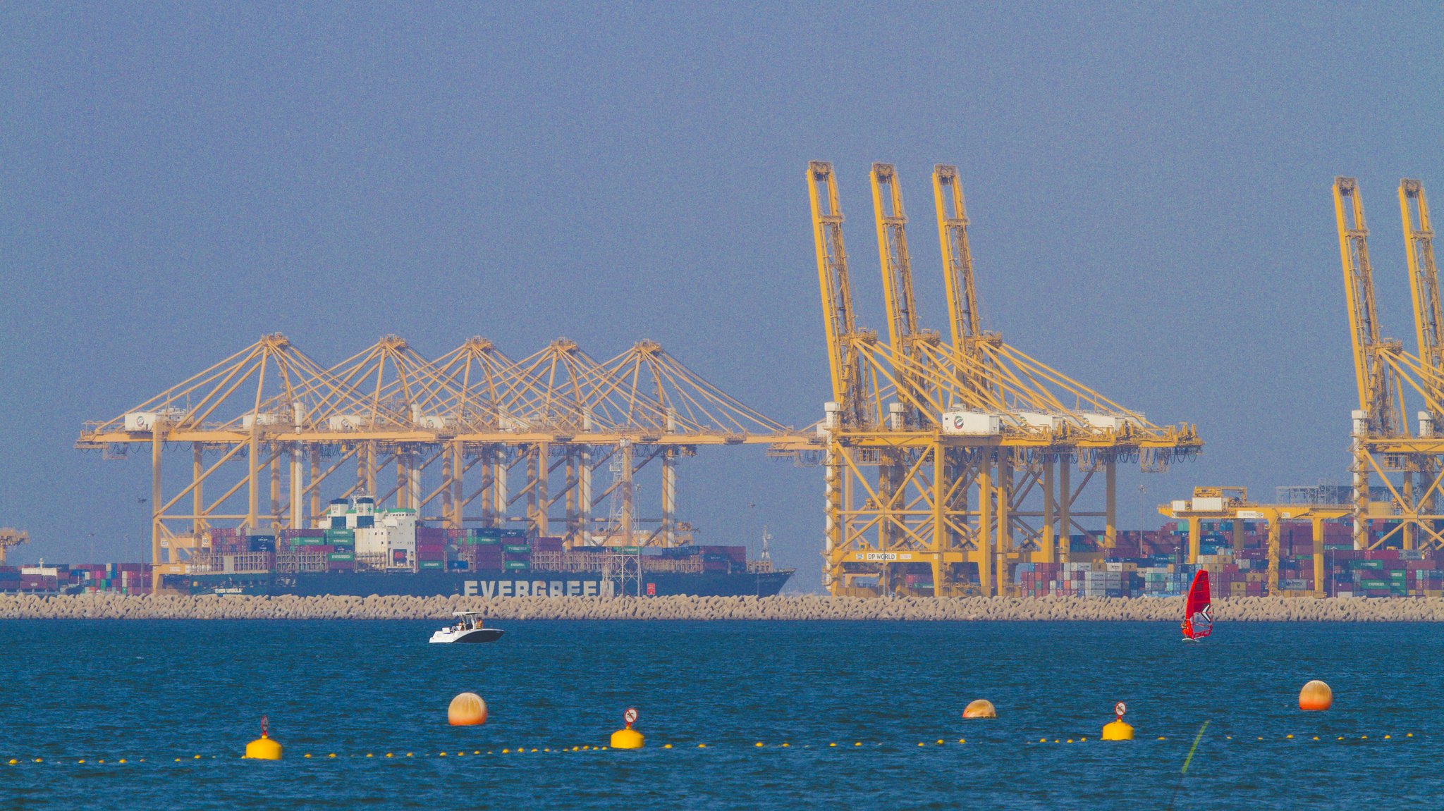 Der Containerhafen von Jebel Ali / Dubai in friedlichen Zeiten (Foto aus dem Jahr 2021)