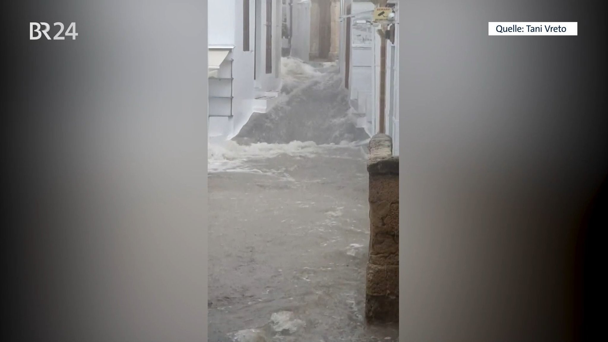 Sturm und Überflutungen: Heftige Unwetterlage rund um die Ägäis