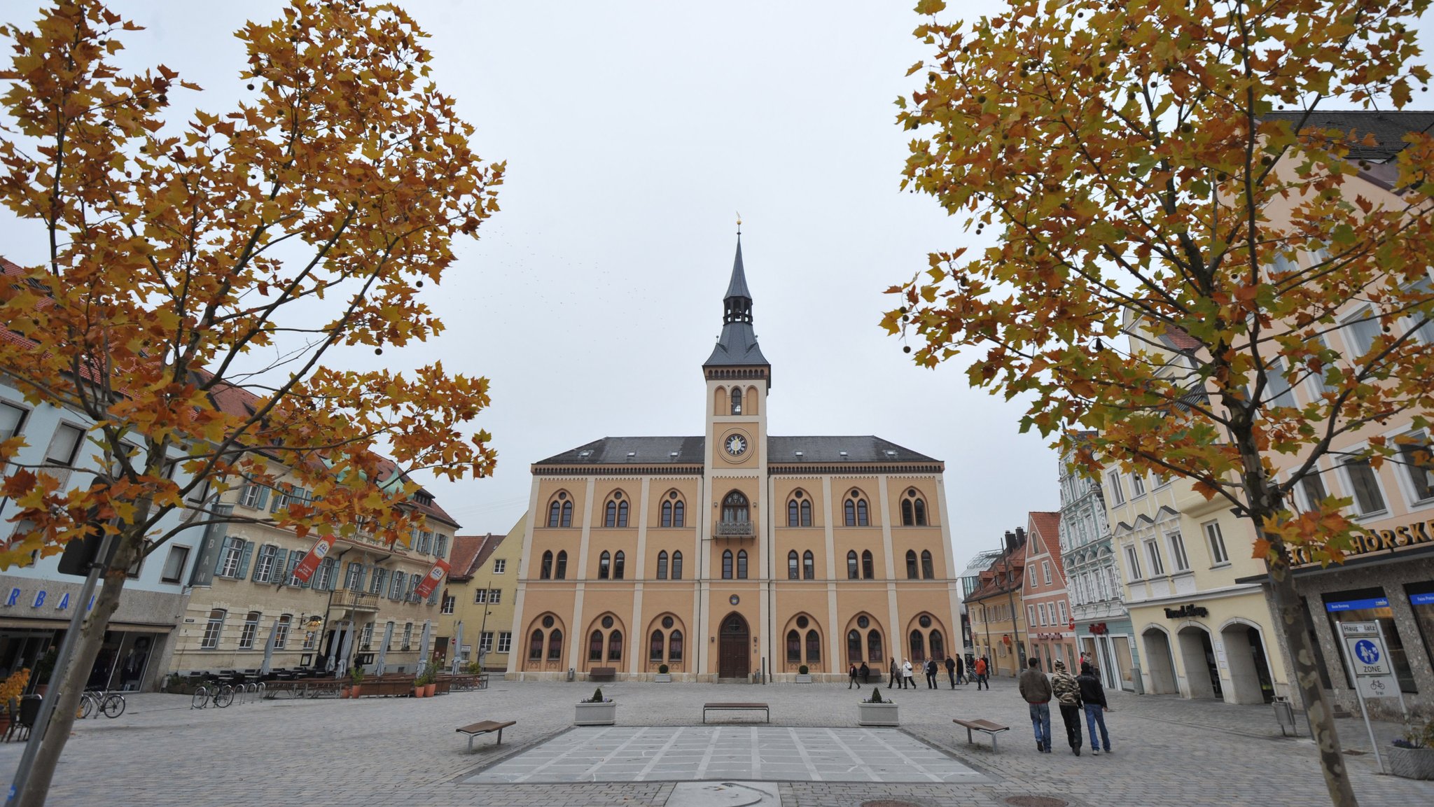 Hauptplatz in Pfaffenhofen an der Ilm. 