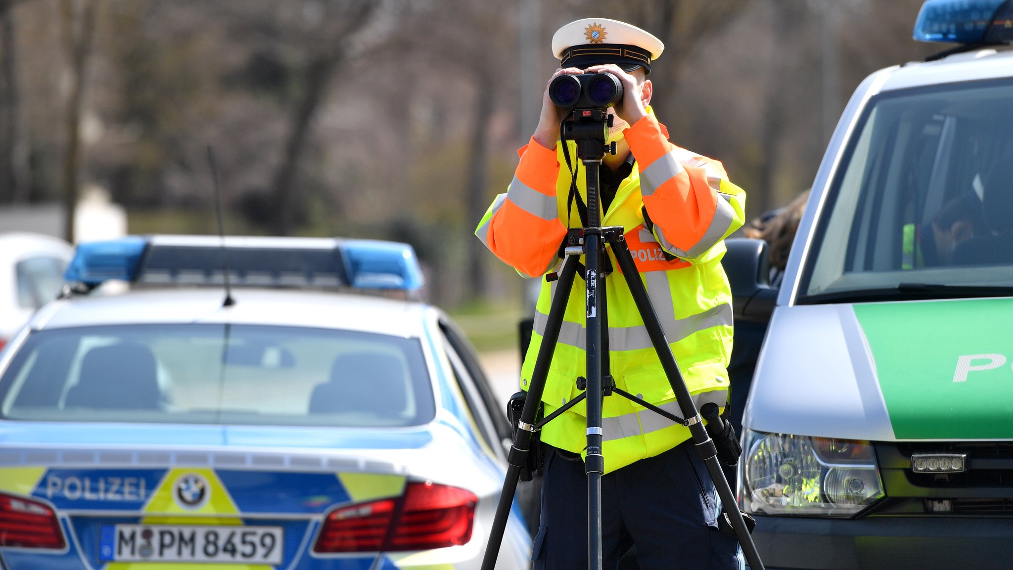 Polizeikontrolle (Symbolbild)