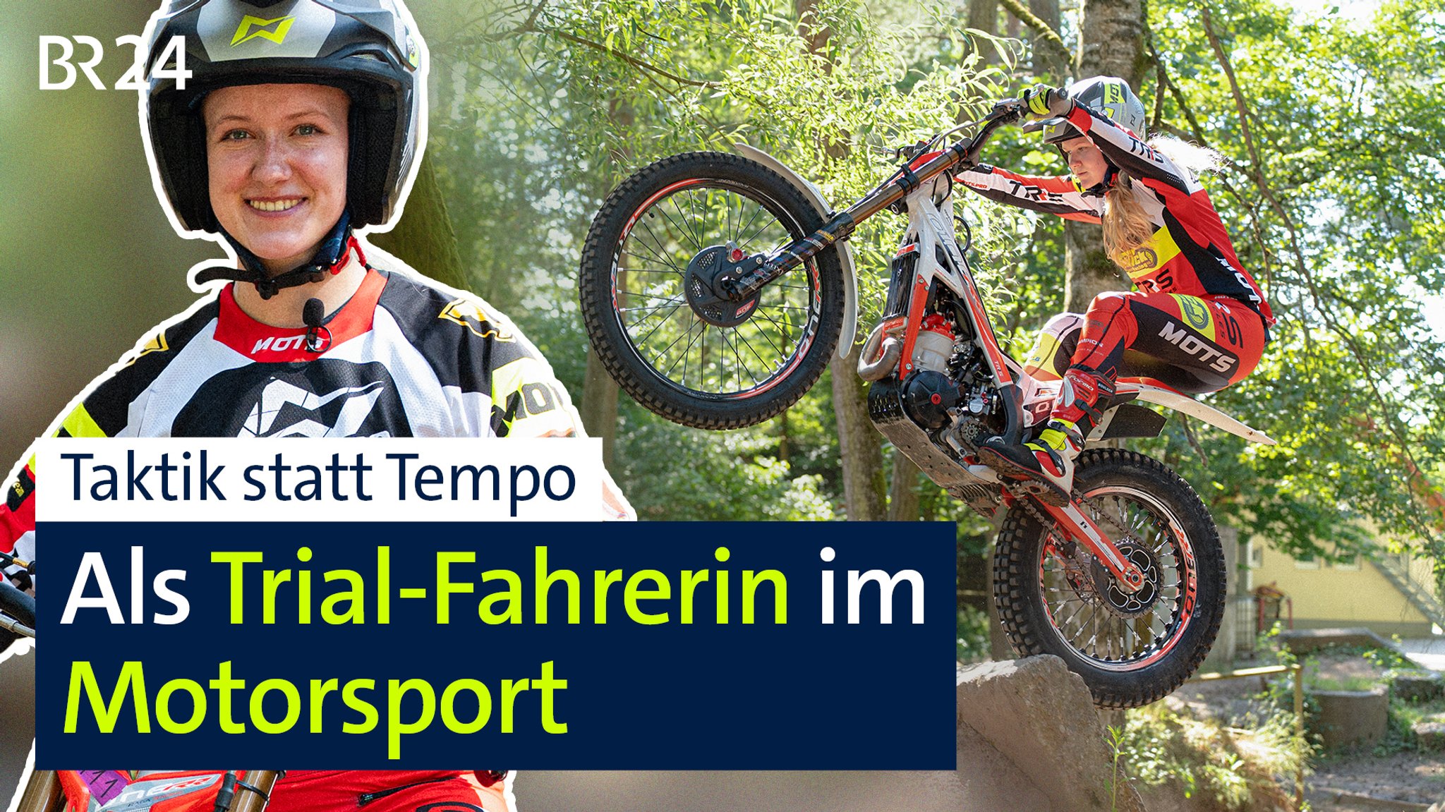 Als Trial-Fahrerin im Motorsport