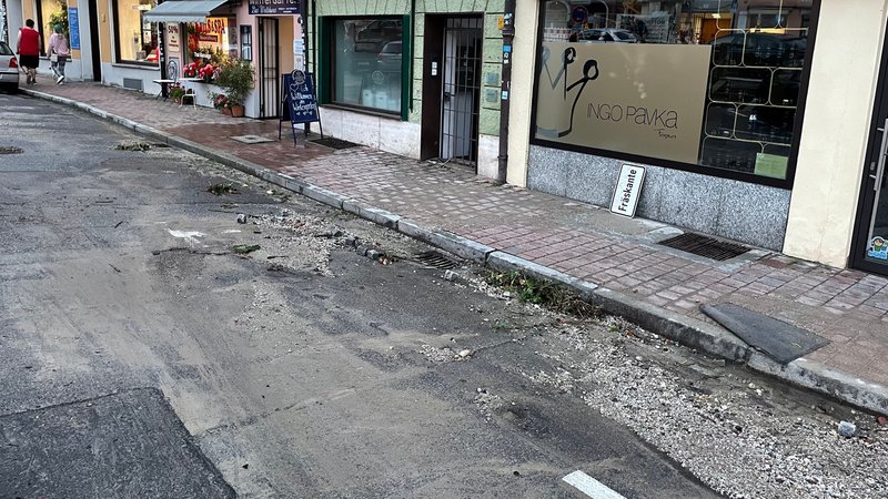 Straßen und Bürgersteige in Landshut sind in Mitleidenschaft gezogen worden
