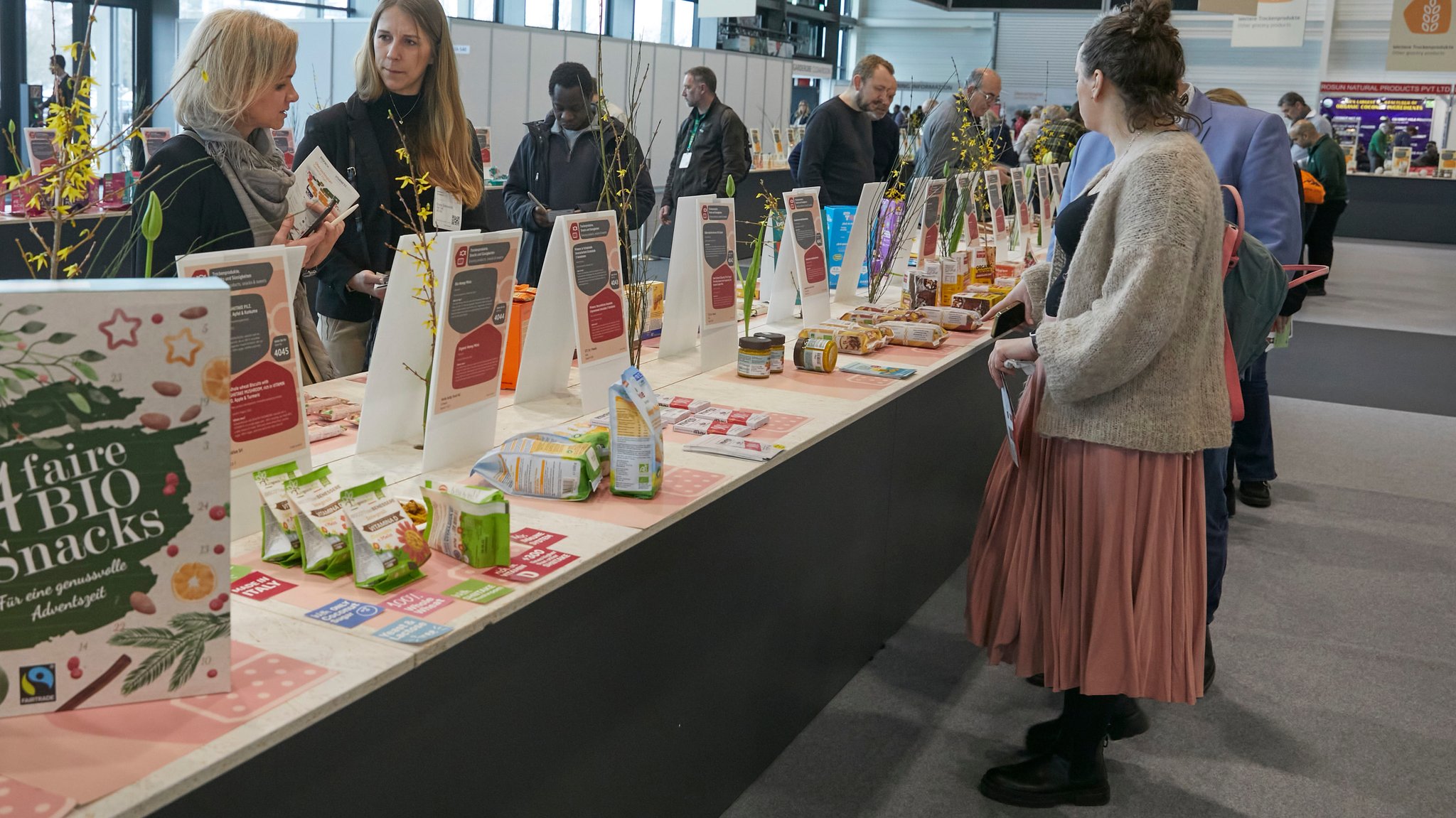 Neuheiten-Stand auf der Biofach